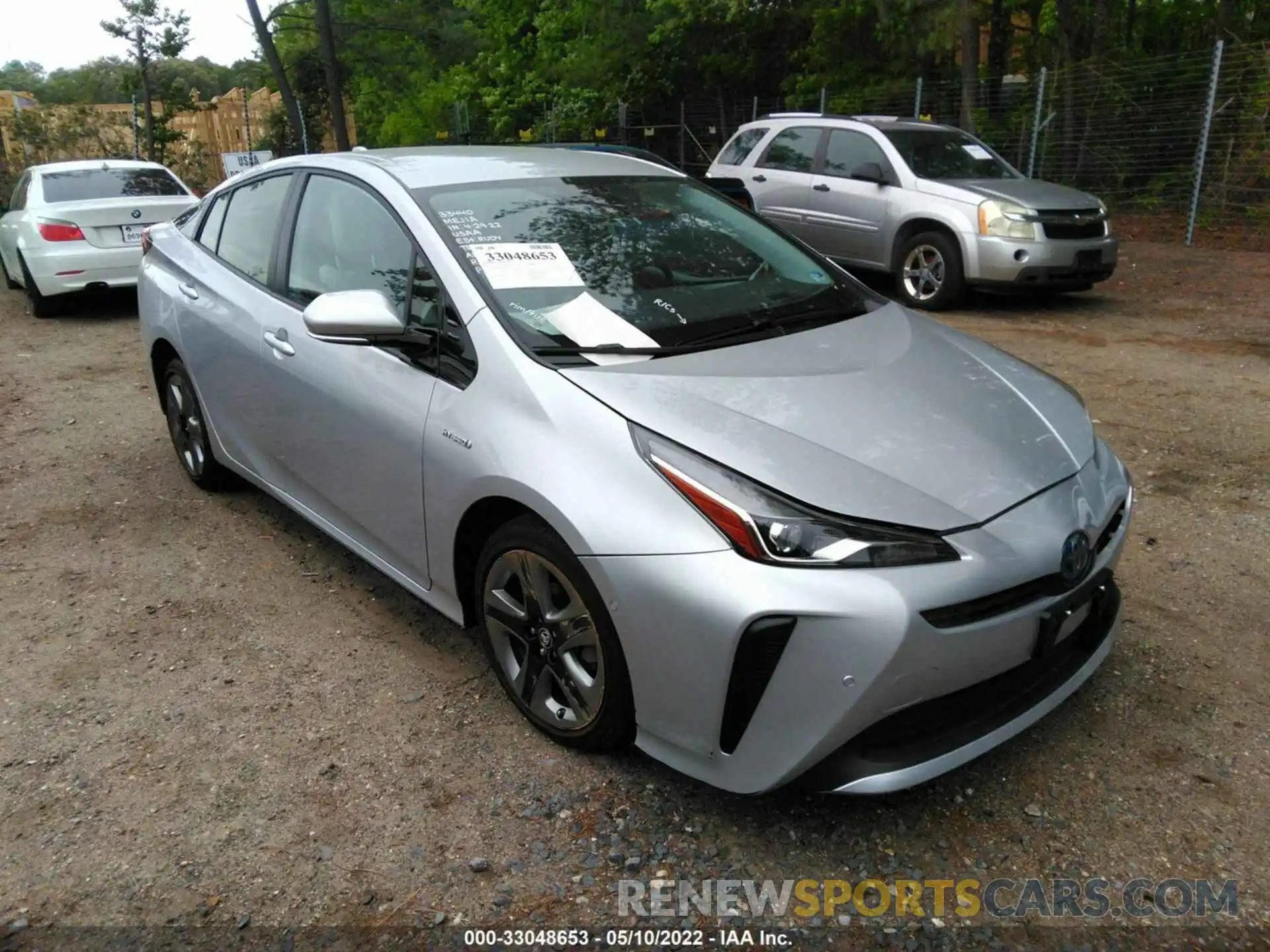 1 Фотография поврежденного автомобиля JTDKARFU9K3071333 TOYOTA PRIUS 2019