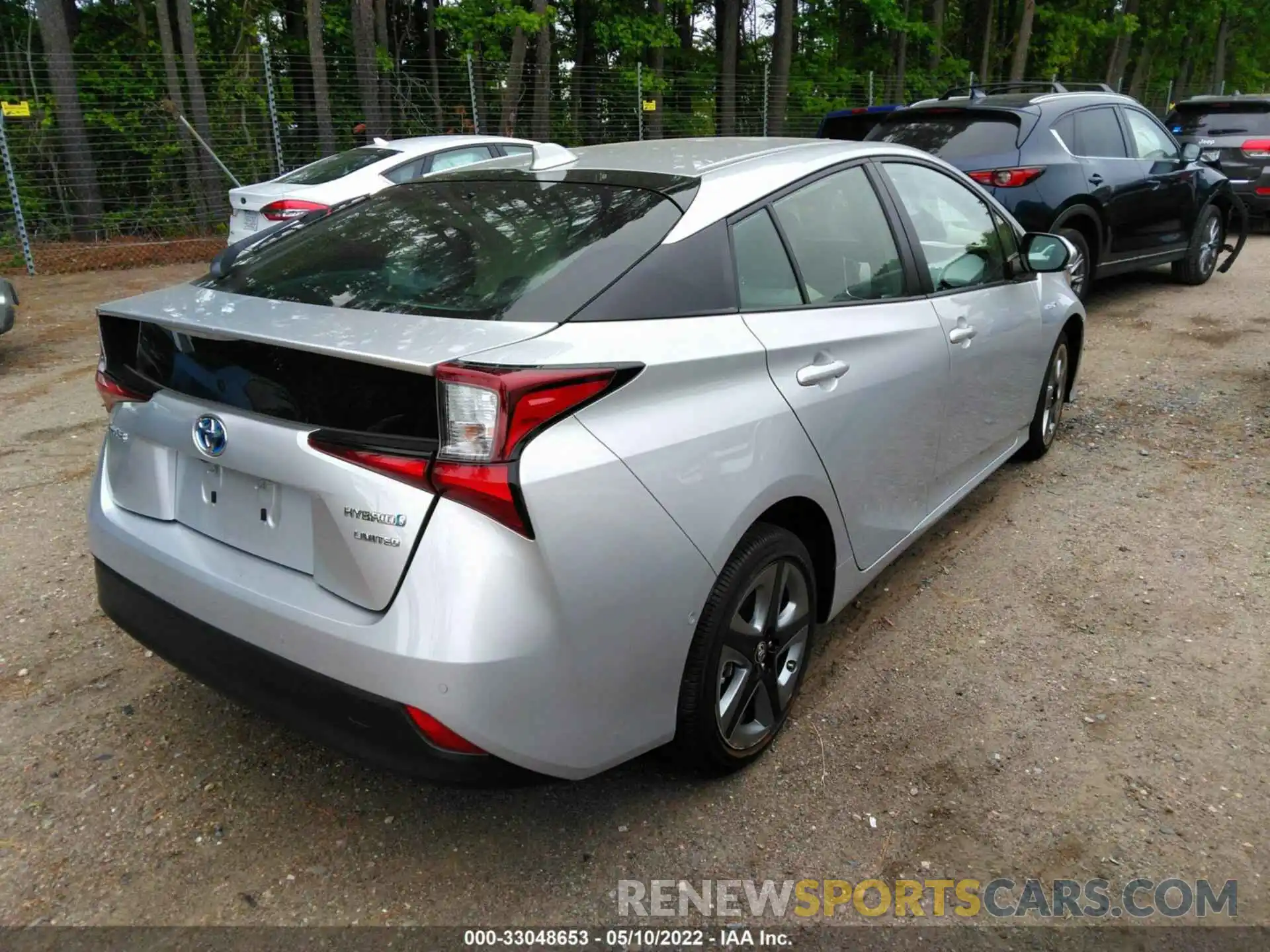 4 Photograph of a damaged car JTDKARFU9K3071333 TOYOTA PRIUS 2019