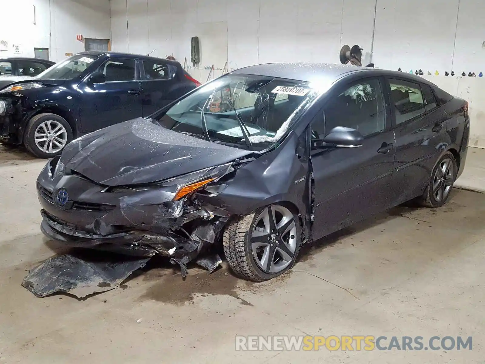 2 Photograph of a damaged car JTDKARFU9K3072885 TOYOTA PRIUS 2019