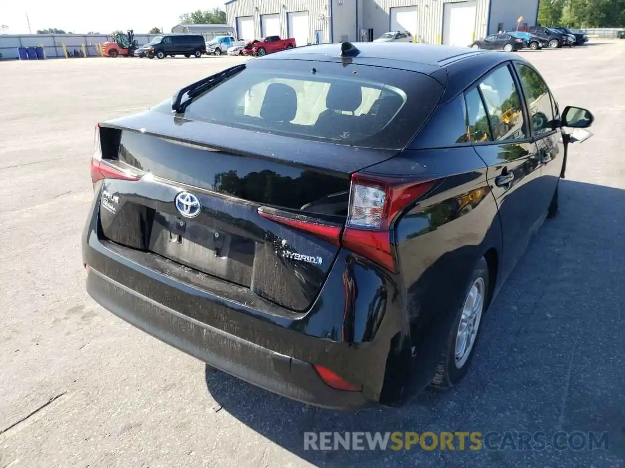 4 Photograph of a damaged car JTDKARFU9K3073129 TOYOTA PRIUS 2019