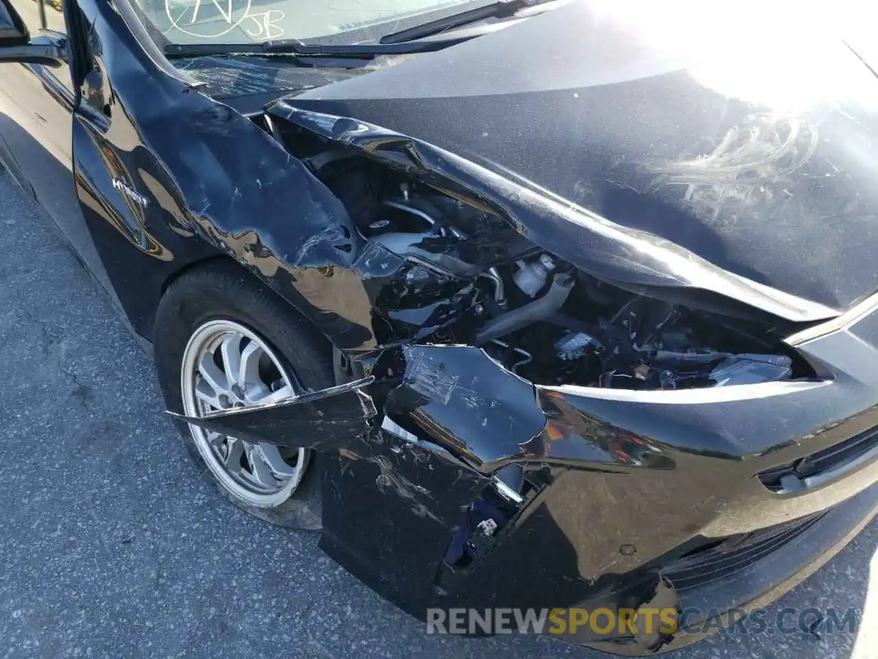 9 Photograph of a damaged car JTDKARFU9K3073129 TOYOTA PRIUS 2019