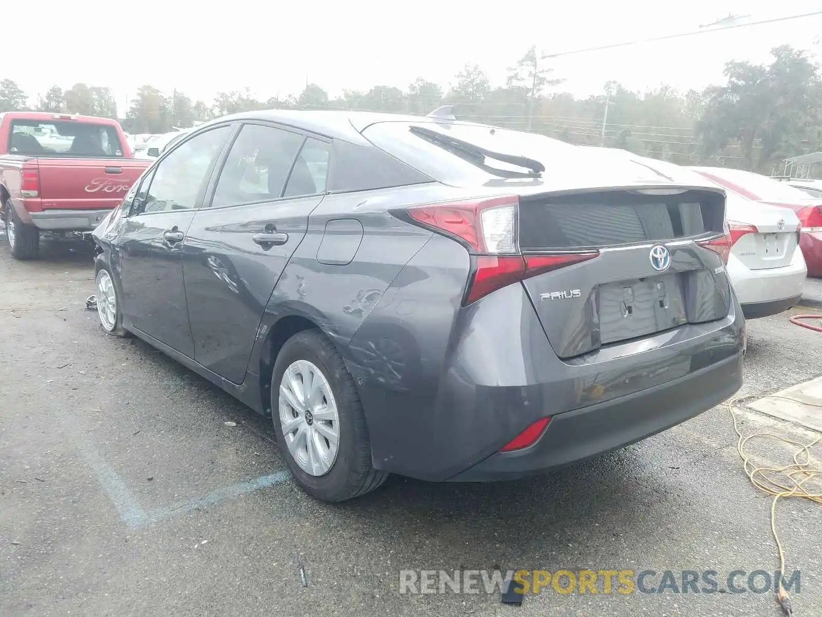 3 Photograph of a damaged car JTDKARFU9K3077049 TOYOTA PRIUS 2019