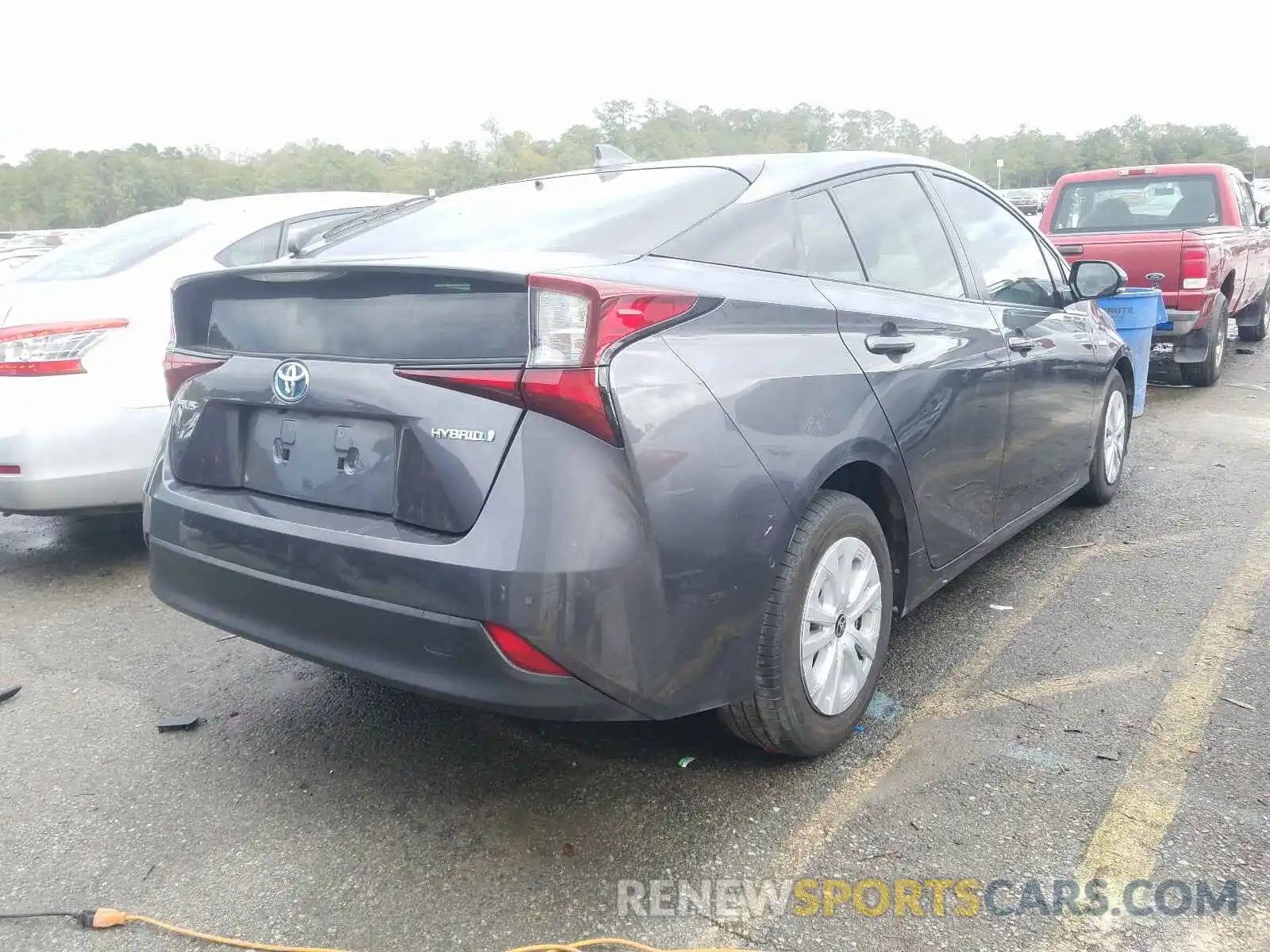 4 Photograph of a damaged car JTDKARFU9K3077049 TOYOTA PRIUS 2019