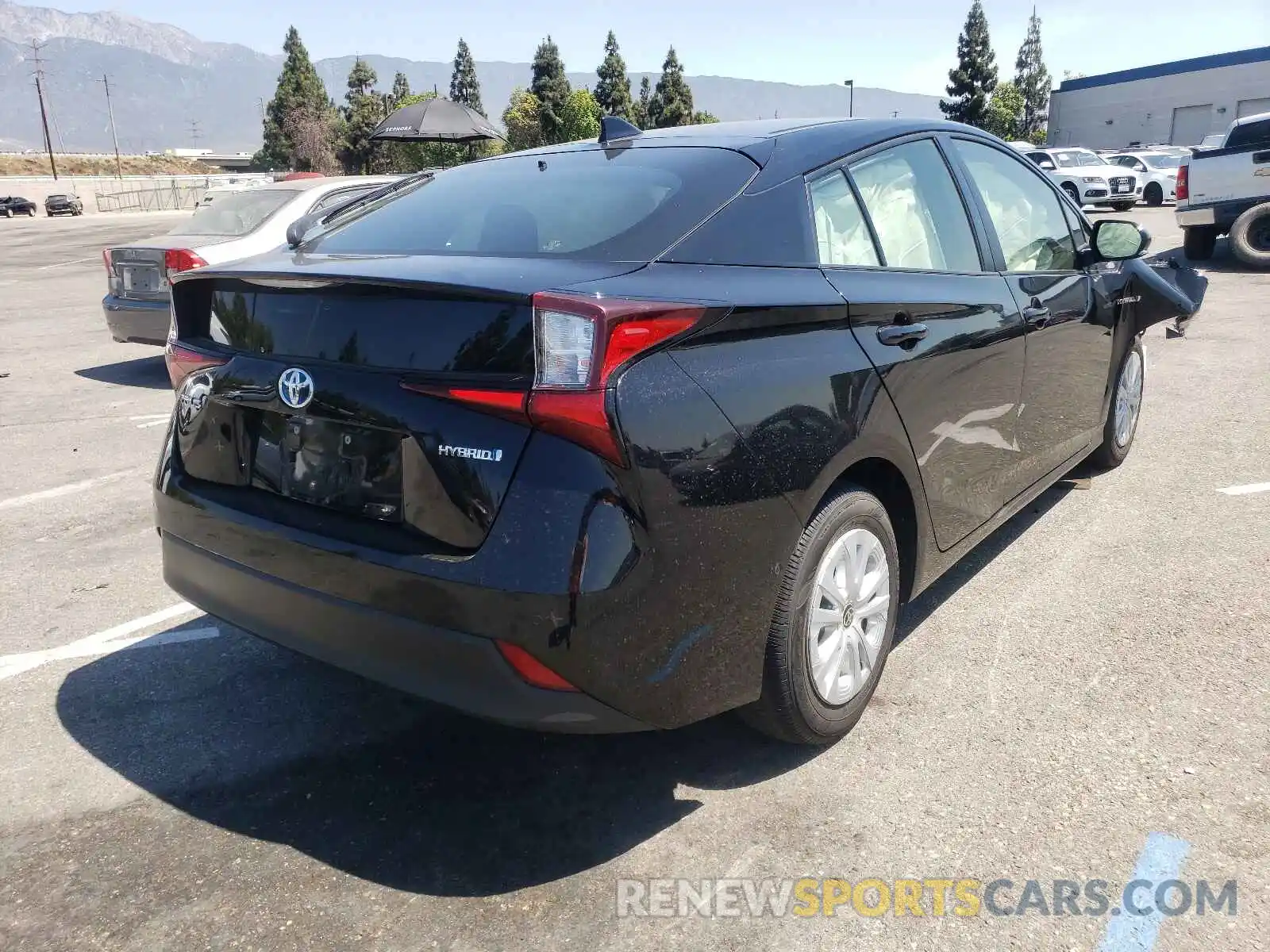 4 Photograph of a damaged car JTDKARFU9K3077732 TOYOTA PRIUS 2019