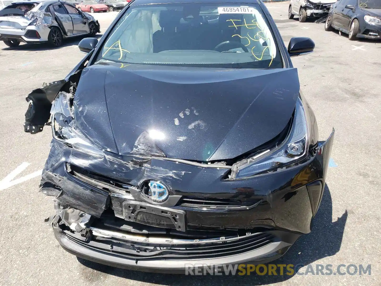 7 Photograph of a damaged car JTDKARFU9K3077732 TOYOTA PRIUS 2019