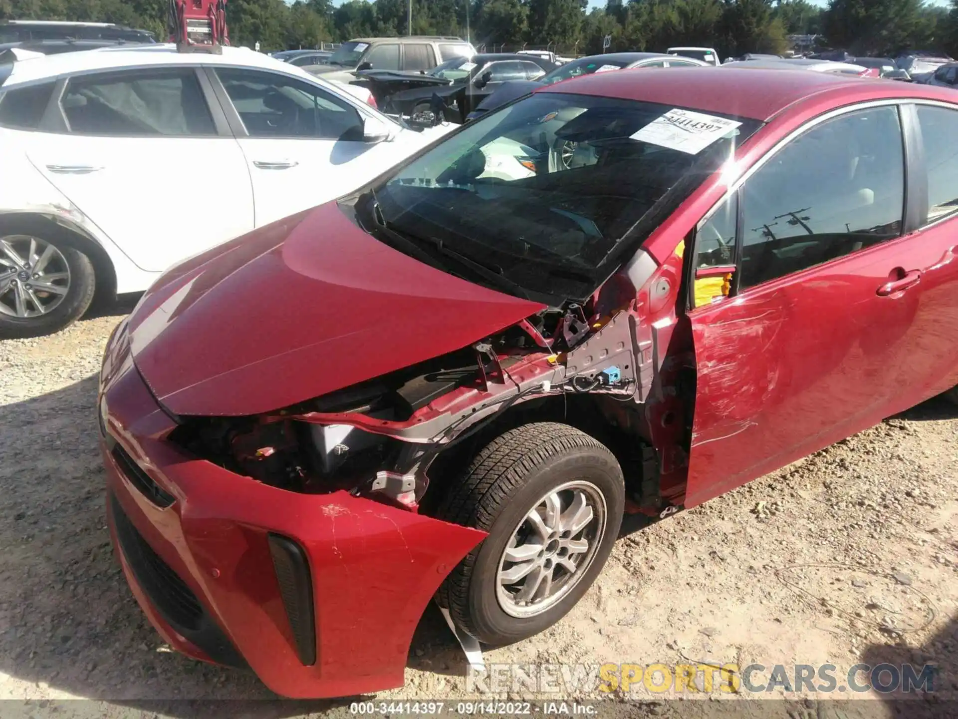 6 Photograph of a damaged car JTDKARFU9K3077813 TOYOTA PRIUS 2019