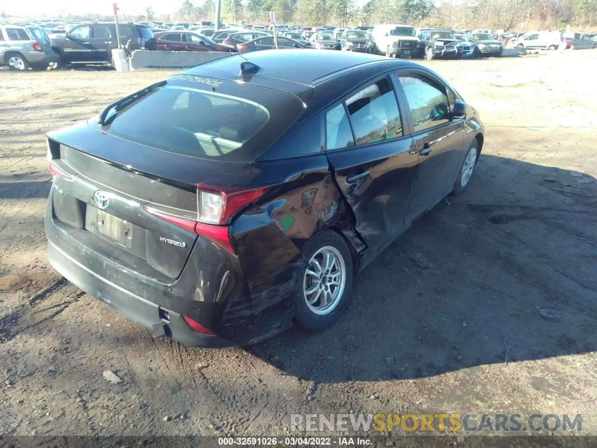 6 Photograph of a damaged car JTDKARFU9K3077987 TOYOTA PRIUS 2019