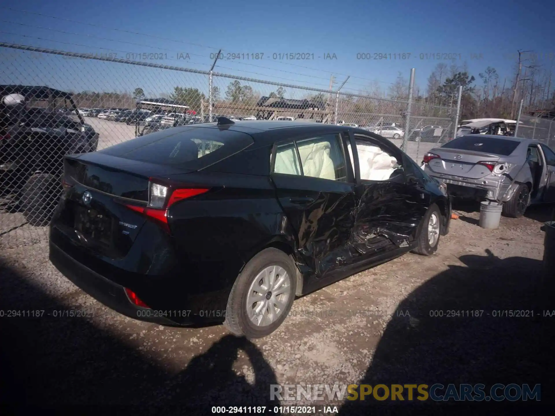 4 Photograph of a damaged car JTDKARFU9K3077990 TOYOTA PRIUS 2019