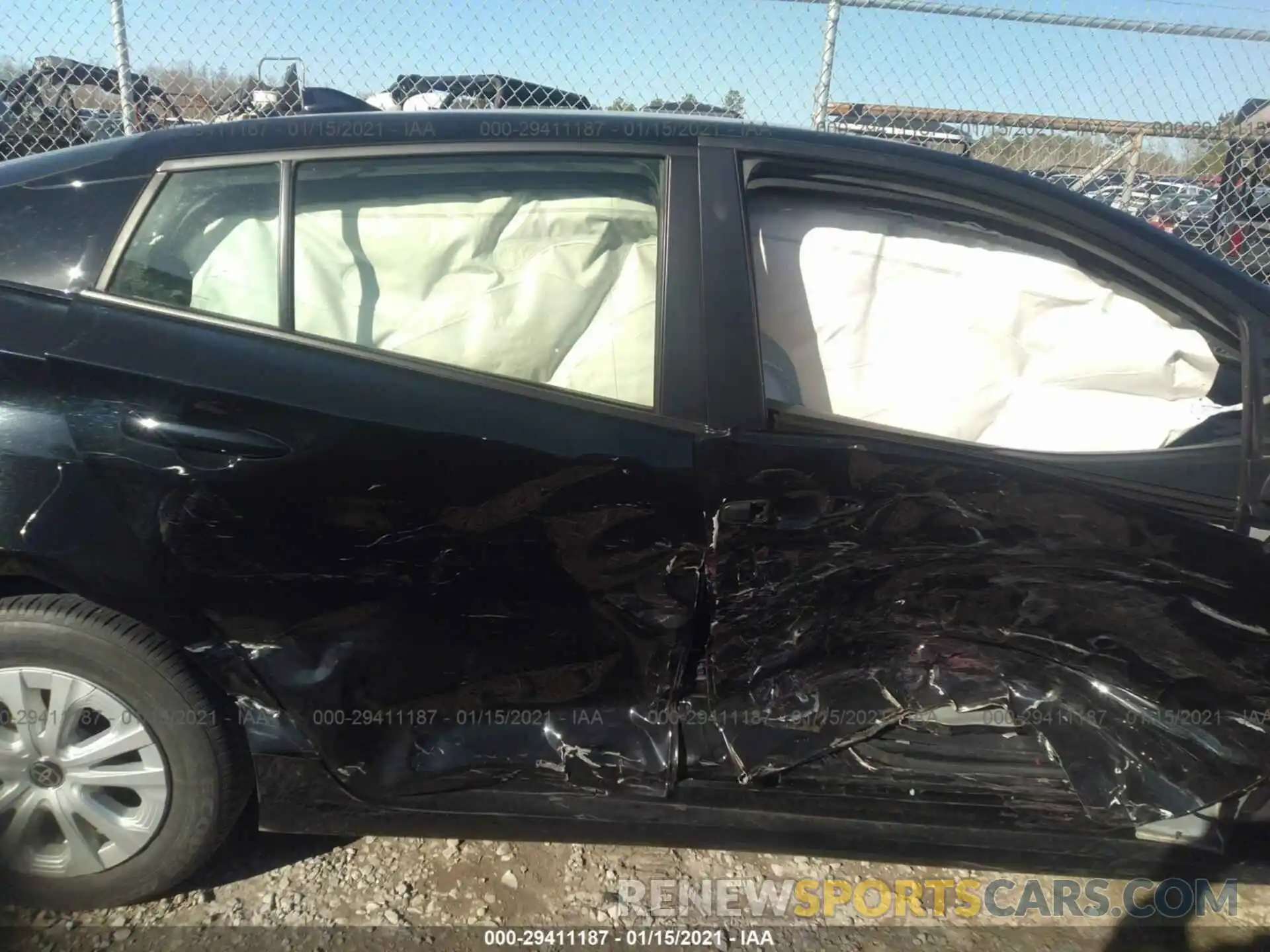 6 Photograph of a damaged car JTDKARFU9K3077990 TOYOTA PRIUS 2019