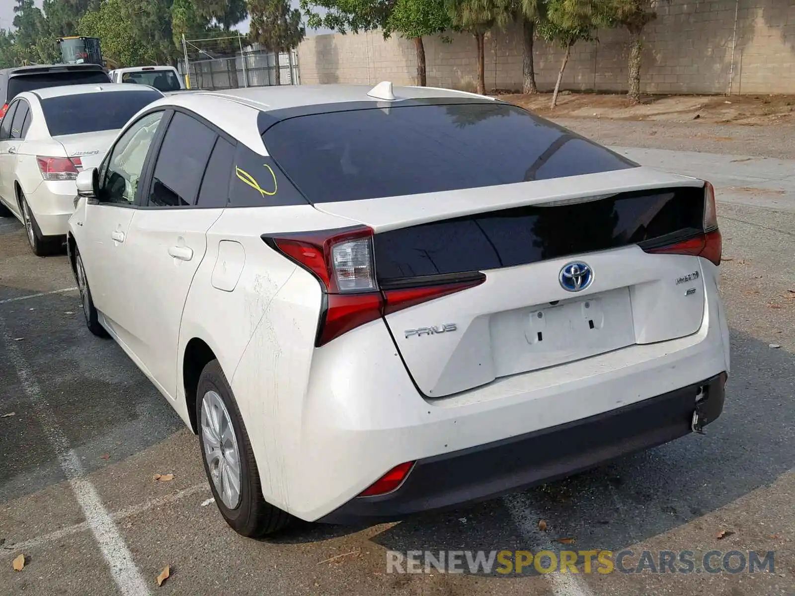 3 Photograph of a damaged car JTDKARFU9K3079822 TOYOTA PRIUS 2019