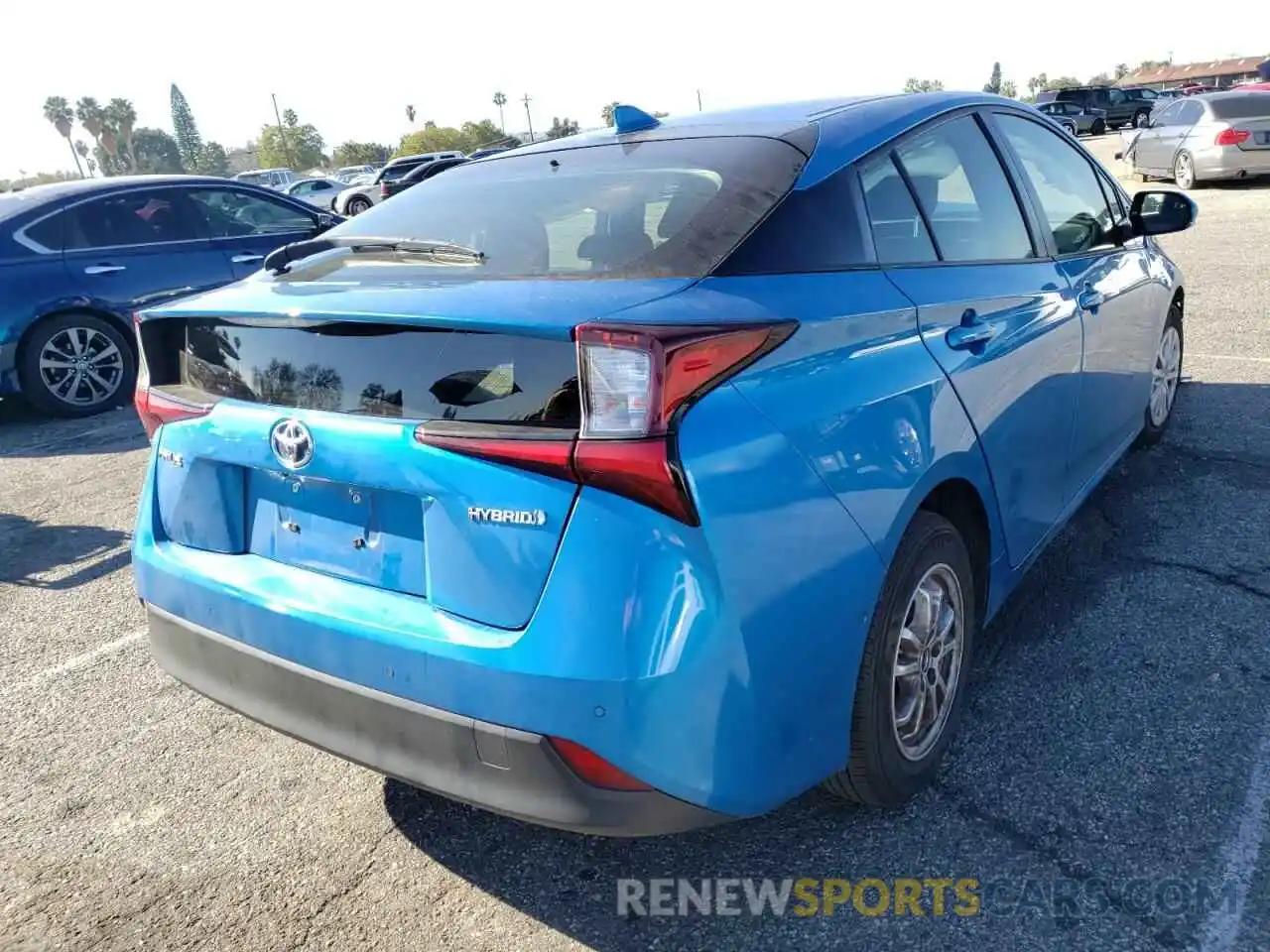 4 Photograph of a damaged car JTDKARFU9K3079920 TOYOTA PRIUS 2019