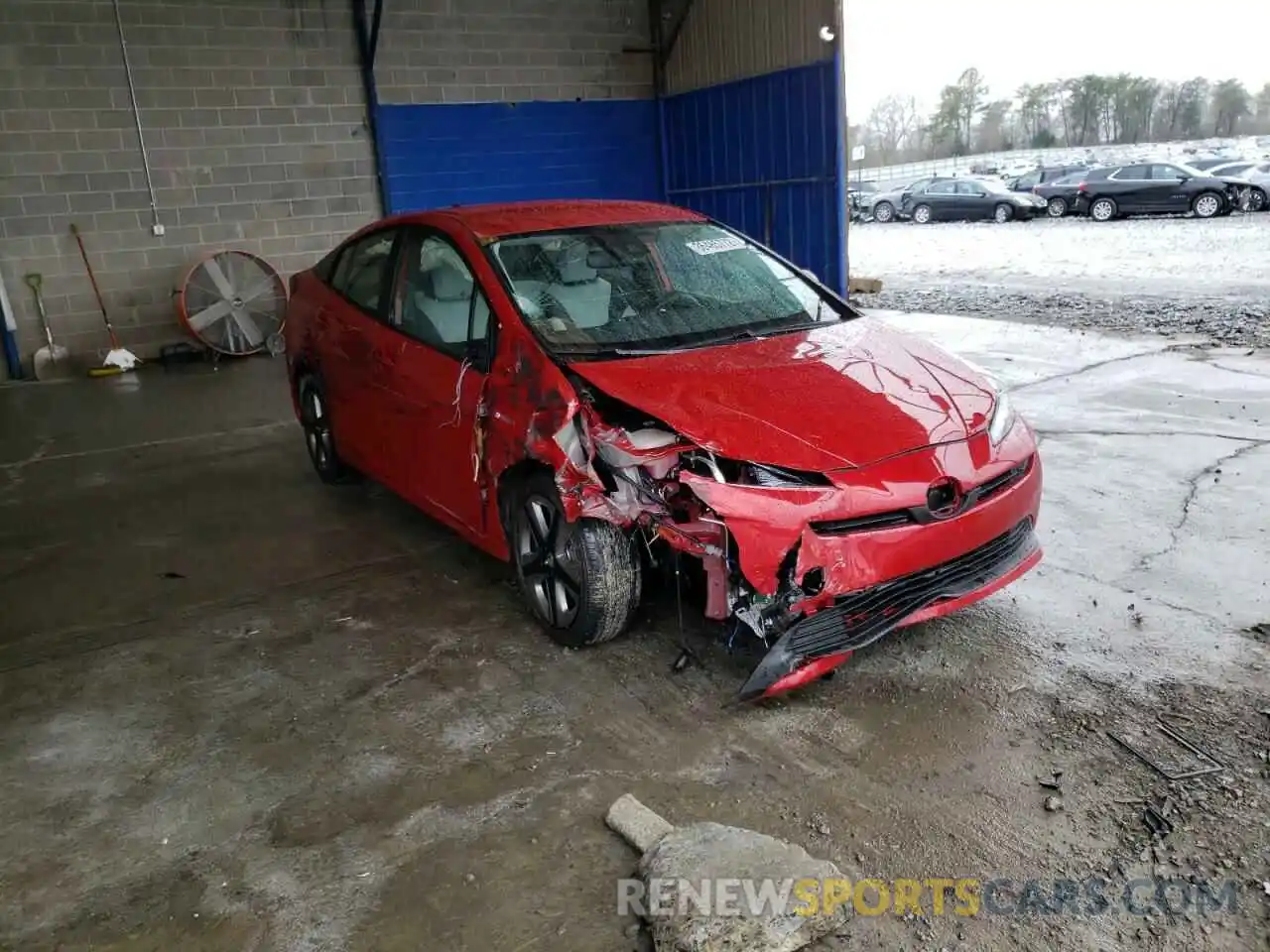 9 Фотография поврежденного автомобиля JTDKARFU9K3080002 TOYOTA PRIUS 2019