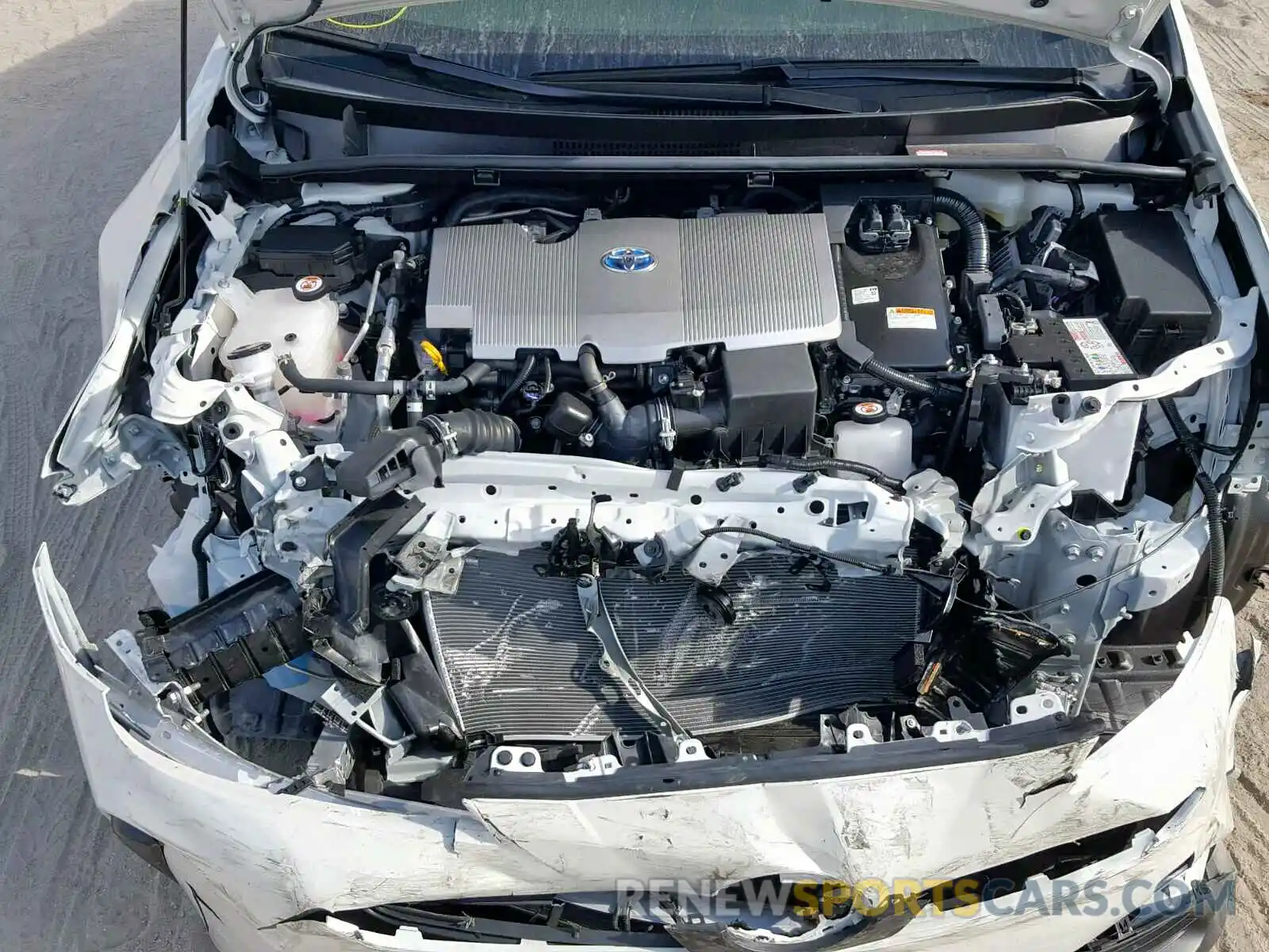 7 Фотография поврежденного автомобиля JTDKARFU9K3080095 TOYOTA PRIUS 2019