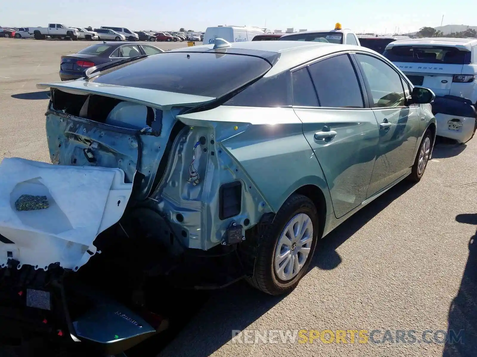 4 Photograph of a damaged car JTDKARFU9K3080212 TOYOTA PRIUS 2019