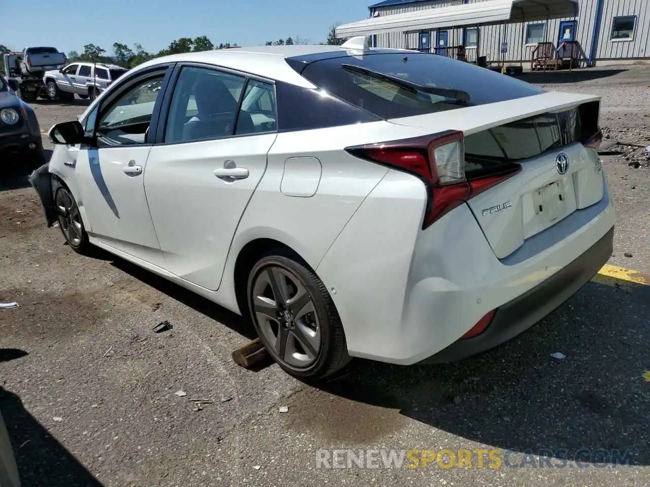 3 Photograph of a damaged car JTDKARFU9K3081019 TOYOTA PRIUS 2019