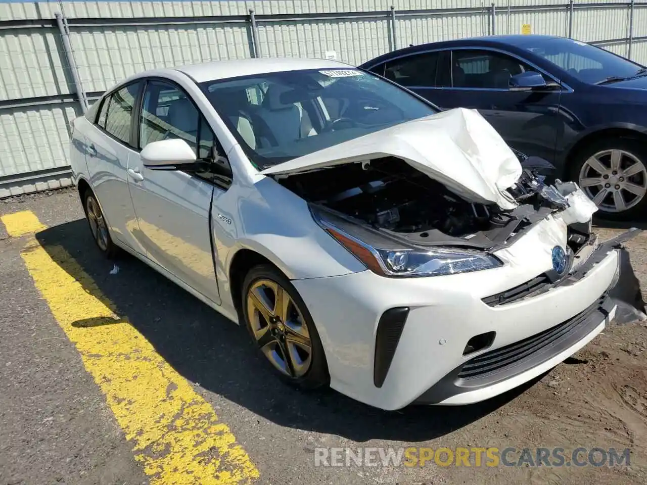 9 Photograph of a damaged car JTDKARFU9K3081019 TOYOTA PRIUS 2019