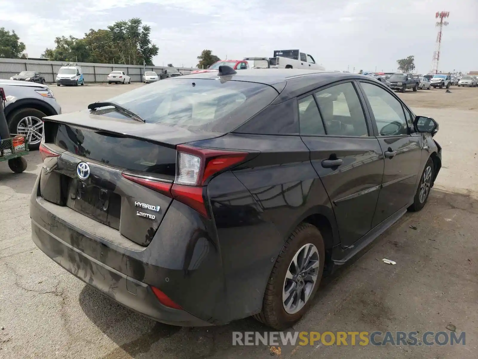 4 Photograph of a damaged car JTDKARFU9K3081022 TOYOTA PRIUS 2019