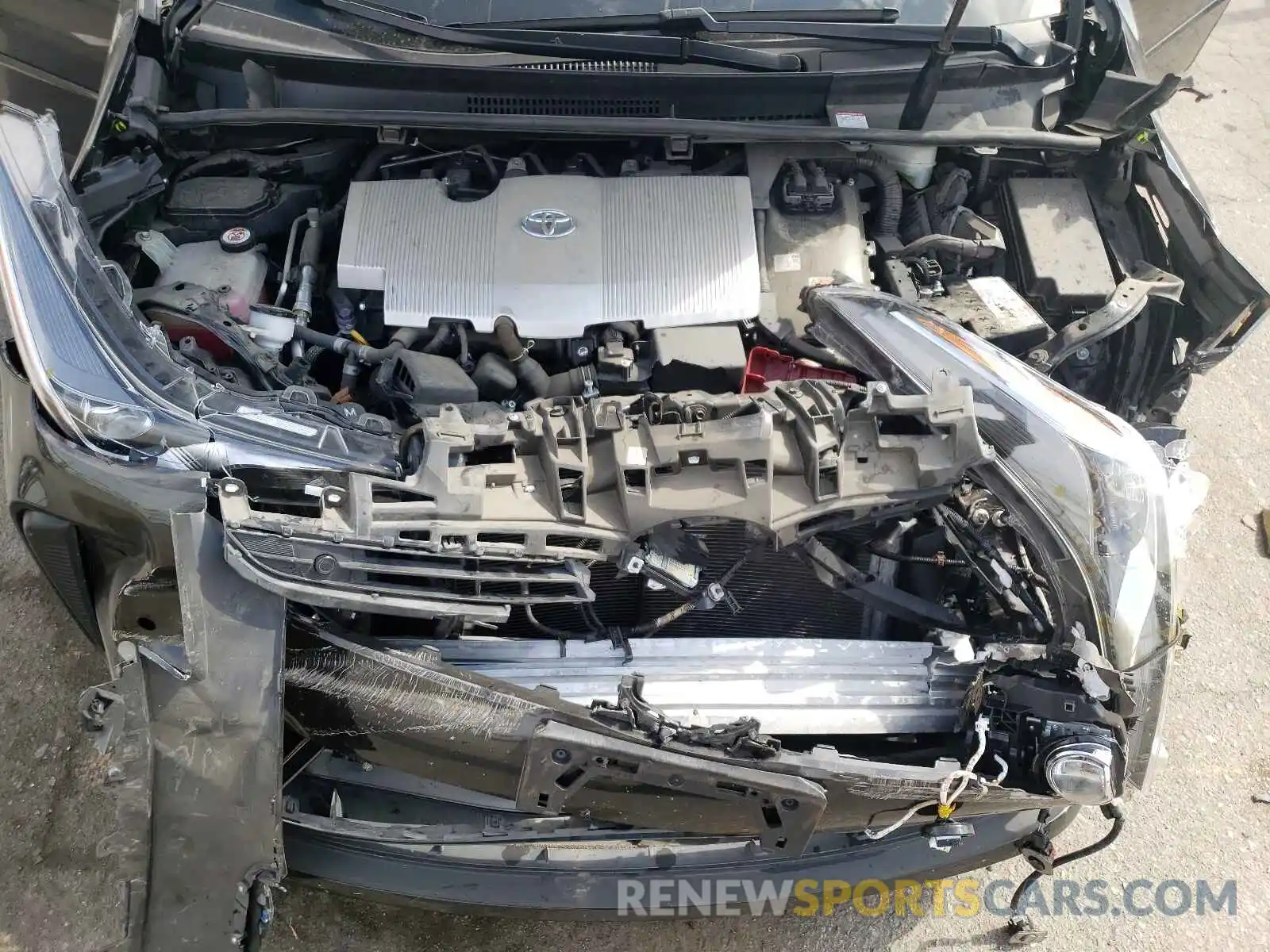 7 Photograph of a damaged car JTDKARFU9K3081022 TOYOTA PRIUS 2019