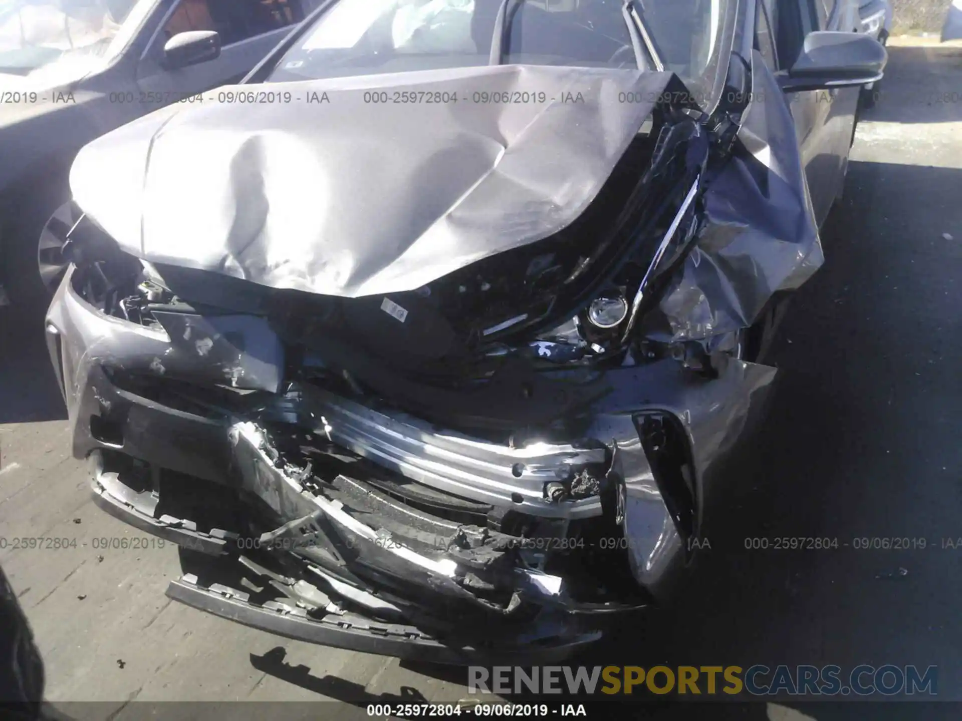 6 Фотография поврежденного автомобиля JTDKARFU9K3084096 TOYOTA PRIUS 2019