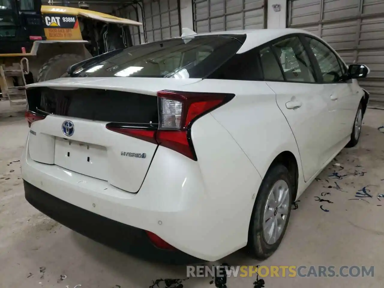 4 Фотография поврежденного автомобиля JTDKARFU9K3084289 TOYOTA PRIUS 2019