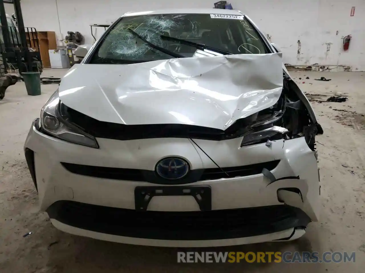 9 Photograph of a damaged car JTDKARFU9K3084289 TOYOTA PRIUS 2019