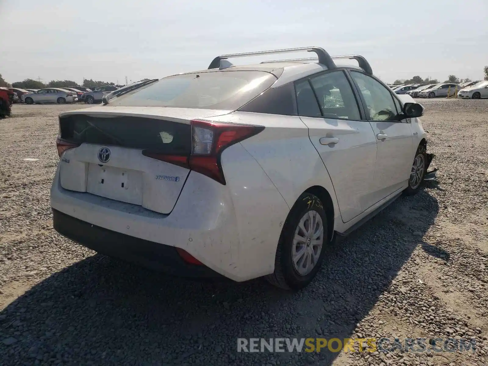 4 Photograph of a damaged car JTDKARFU9K3085541 TOYOTA PRIUS 2019