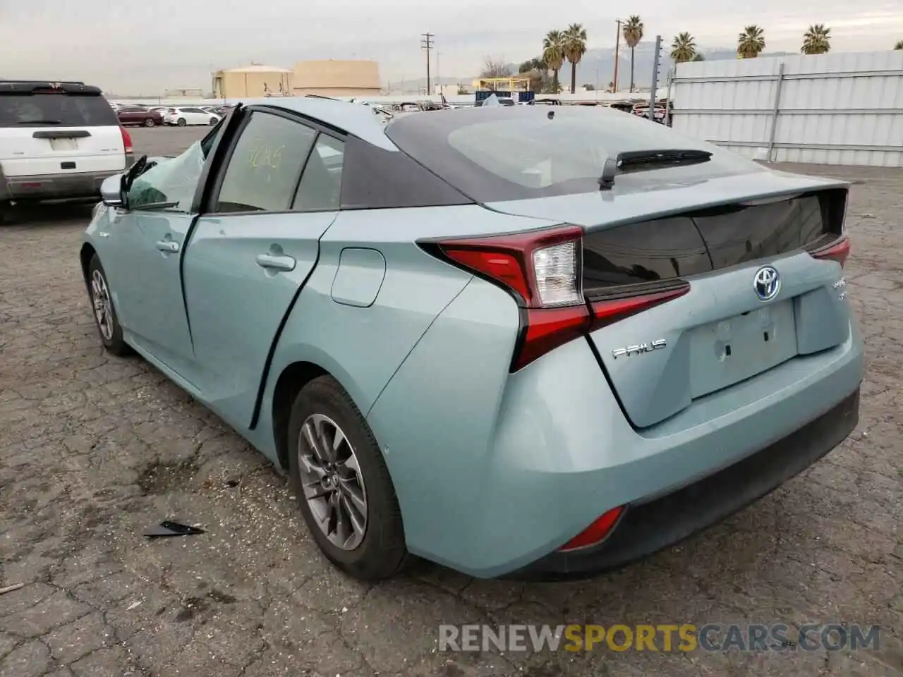 3 Photograph of a damaged car JTDKARFU9K3085958 TOYOTA PRIUS 2019