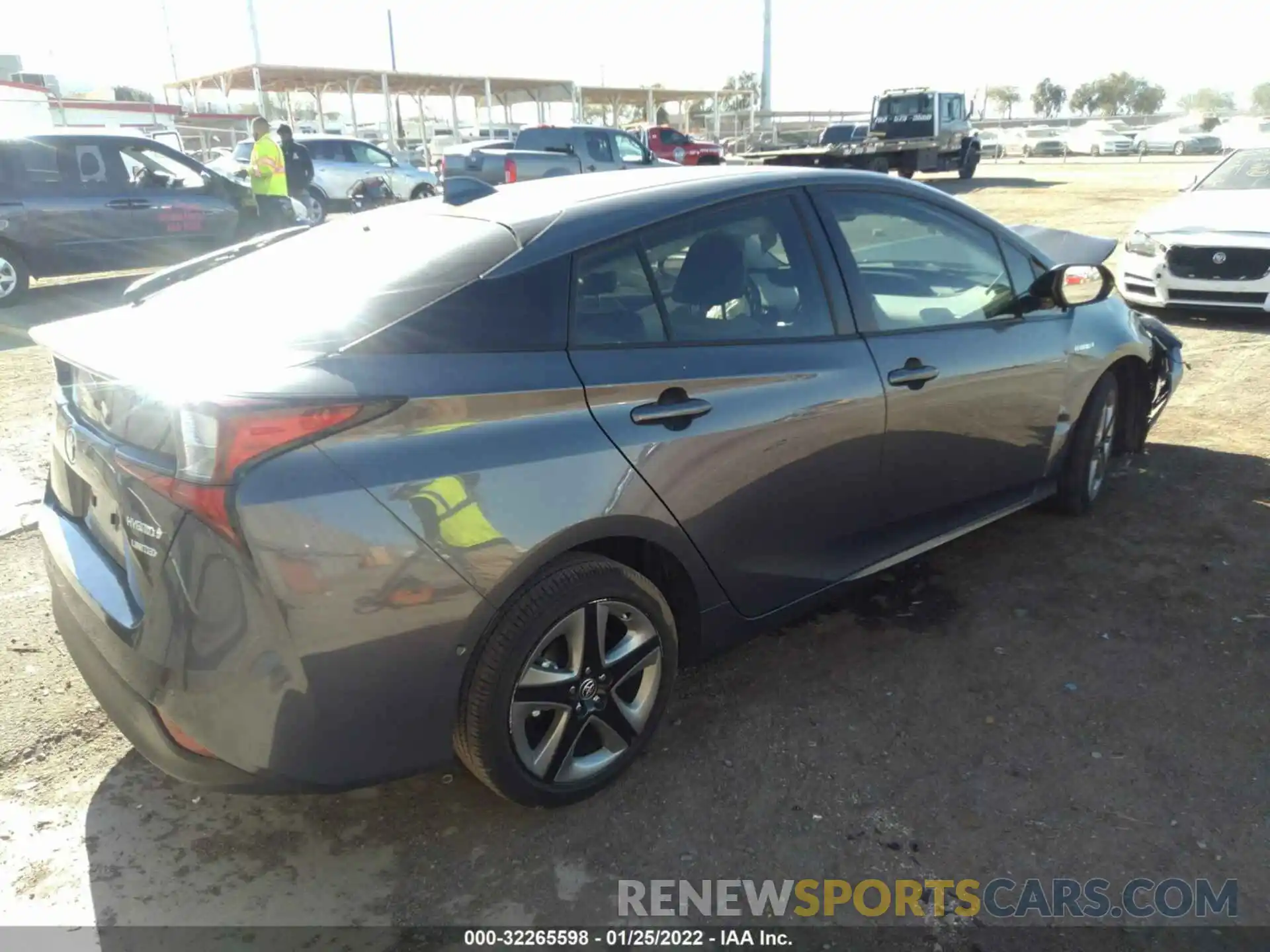 4 Photograph of a damaged car JTDKARFU9K3086589 TOYOTA PRIUS 2019