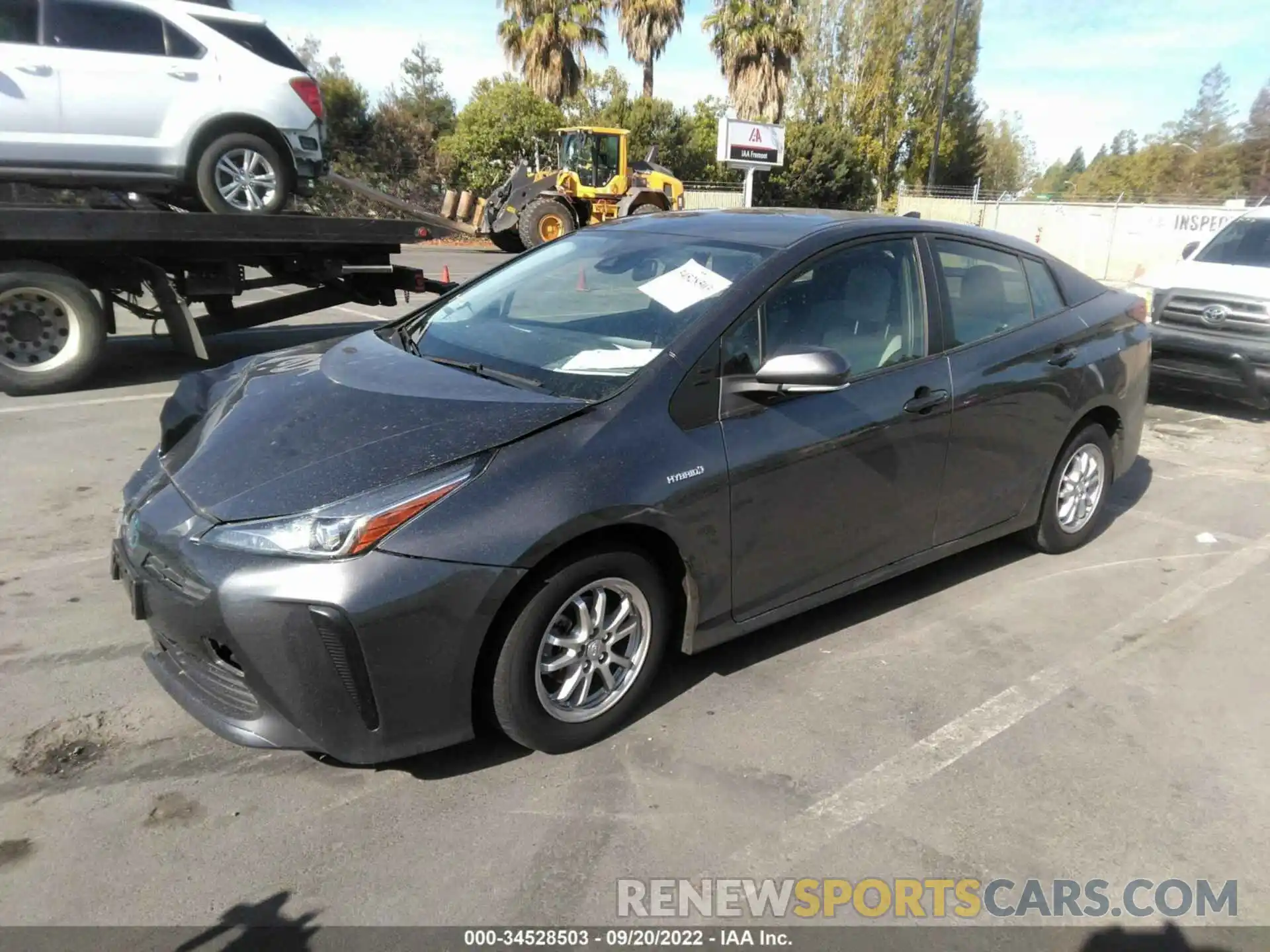 2 Фотография поврежденного автомобиля JTDKARFU9K3088777 TOYOTA PRIUS 2019