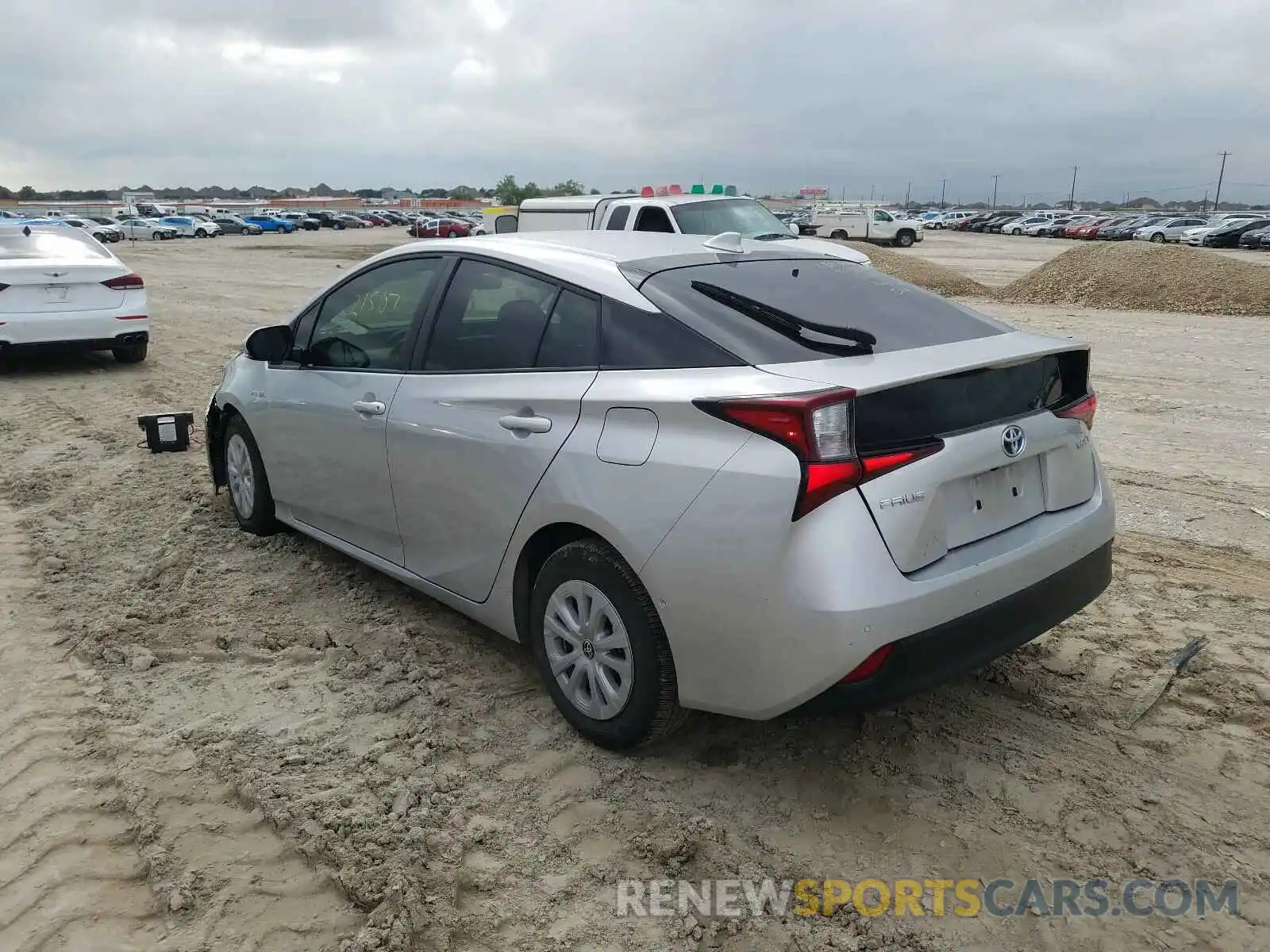 3 Photograph of a damaged car JTDKARFU9K3091209 TOYOTA PRIUS 2019