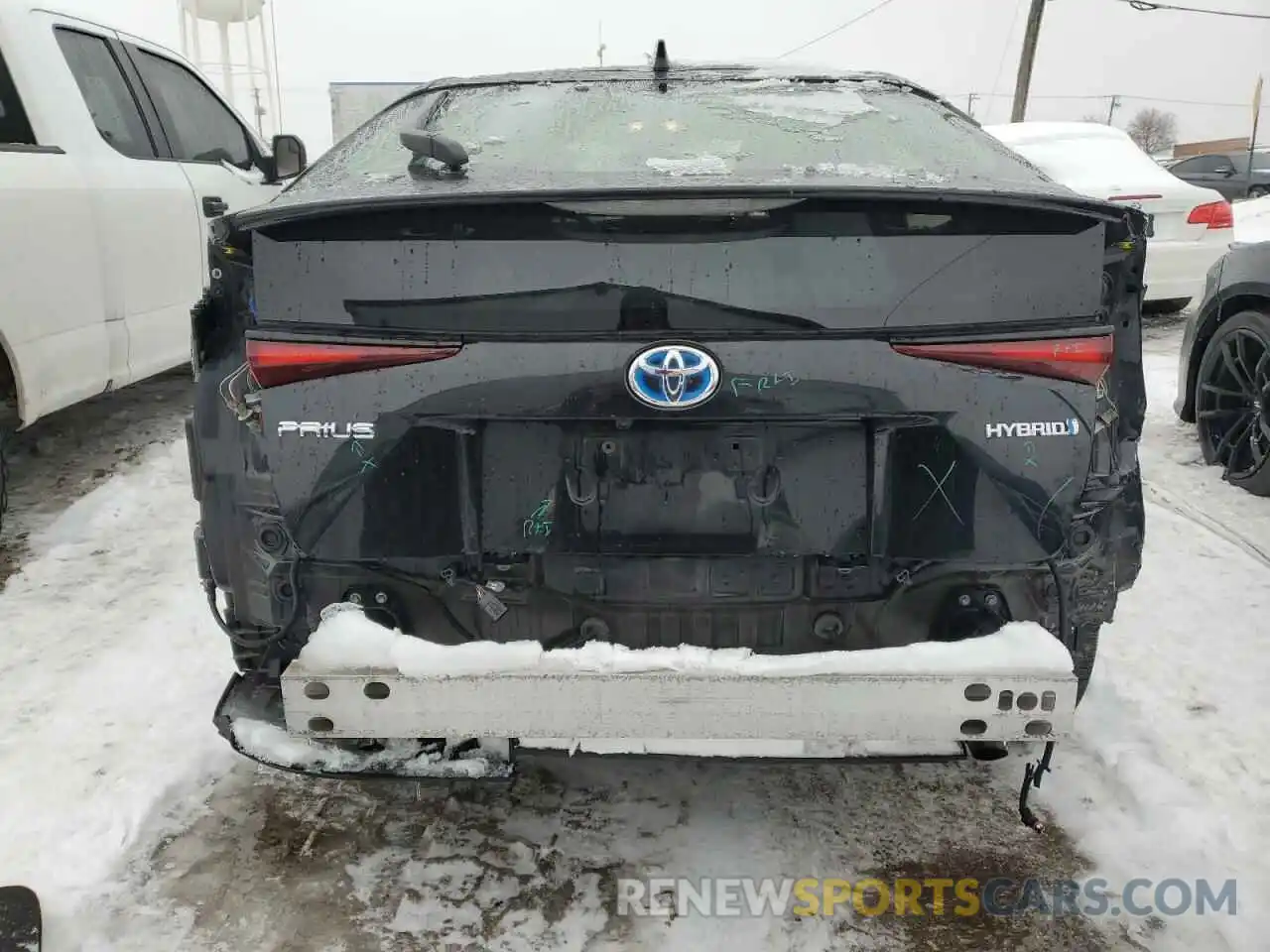 6 Фотография поврежденного автомобиля JTDKARFU9K3092294 TOYOTA PRIUS 2019