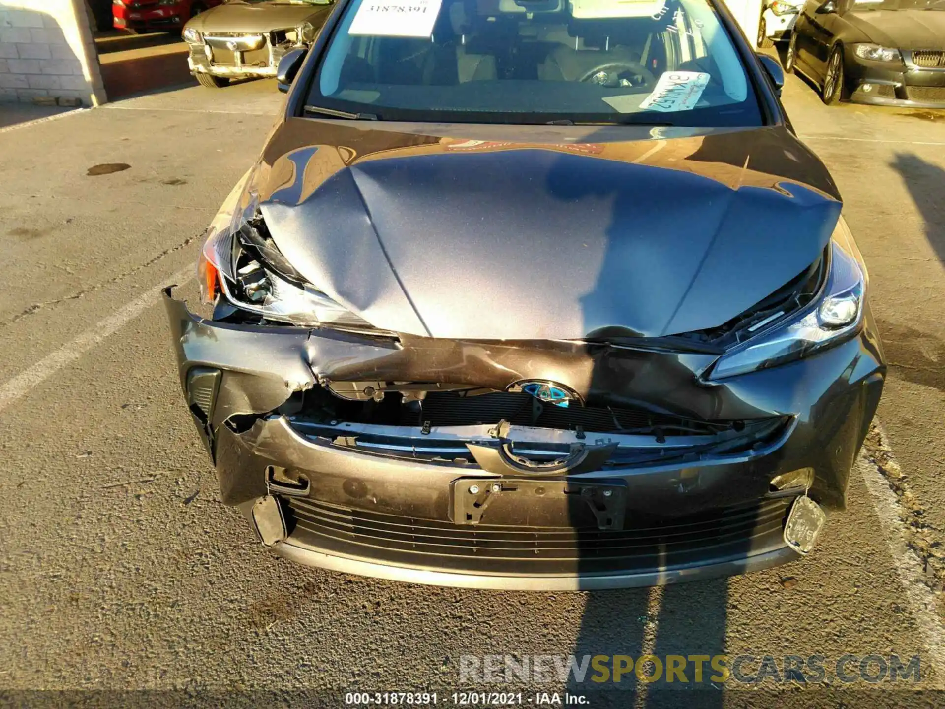 6 Photograph of a damaged car JTDKARFU9K3093820 TOYOTA PRIUS 2019