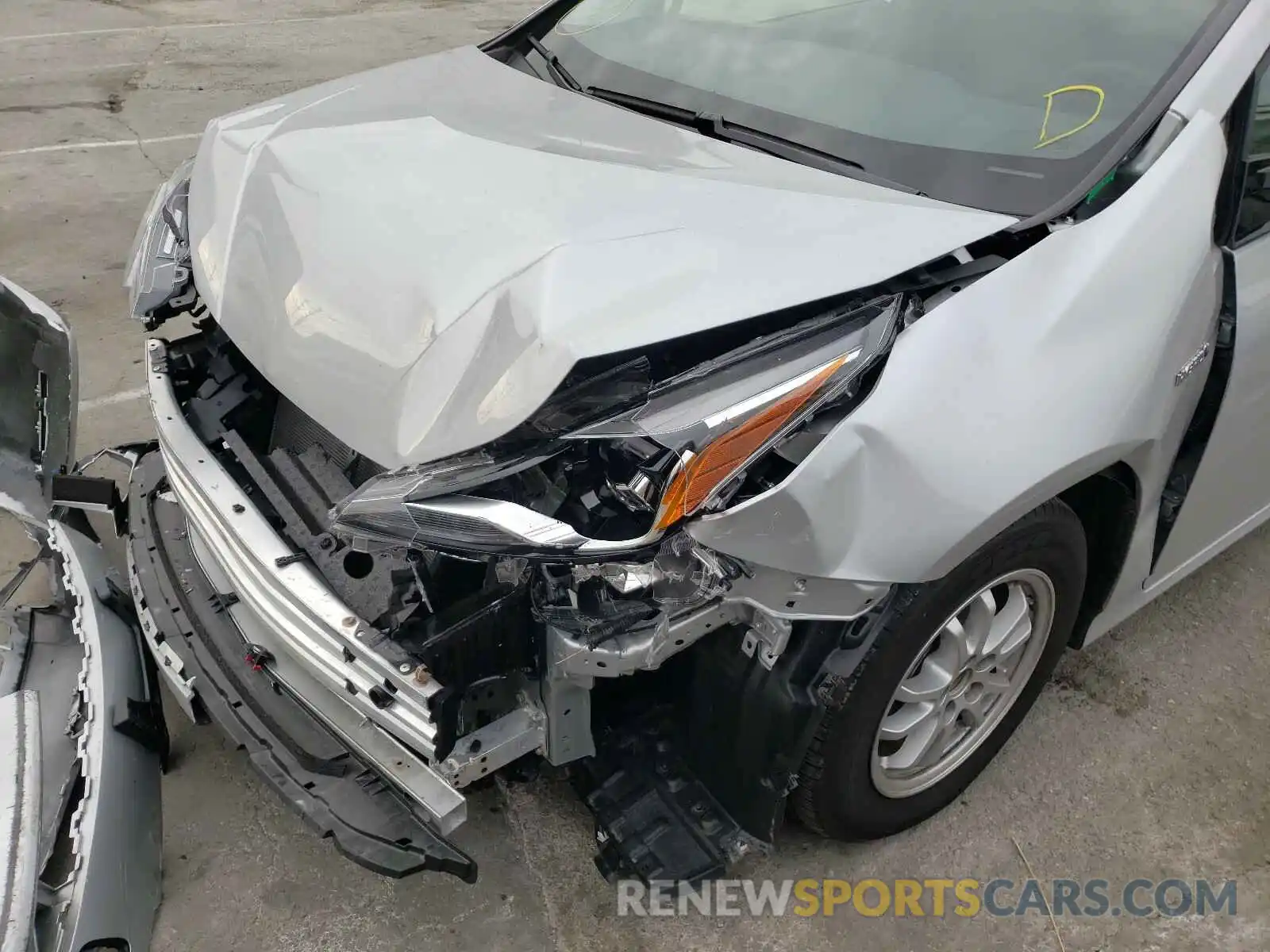 9 Photograph of a damaged car JTDKARFU9K3097852 TOYOTA PRIUS 2019