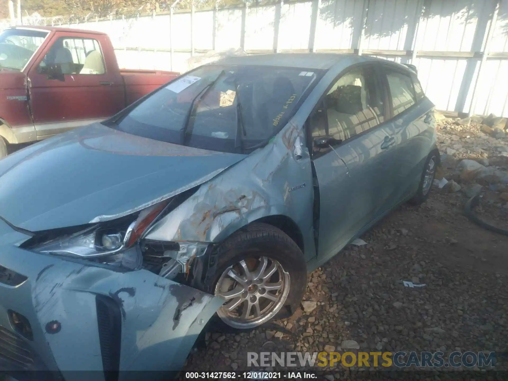 6 Photograph of a damaged car JTDKARFU9K3099231 TOYOTA PRIUS 2019