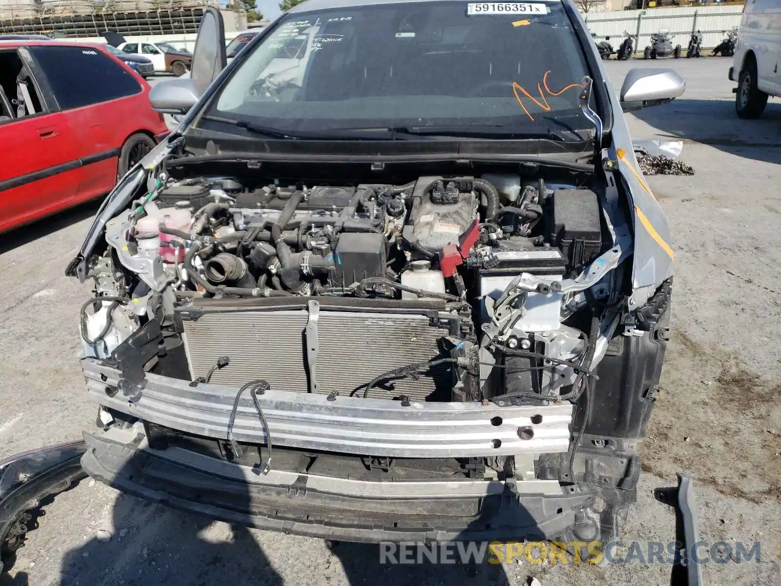 9 Photograph of a damaged car JTDKARFU9K3100247 TOYOTA PRIUS 2019