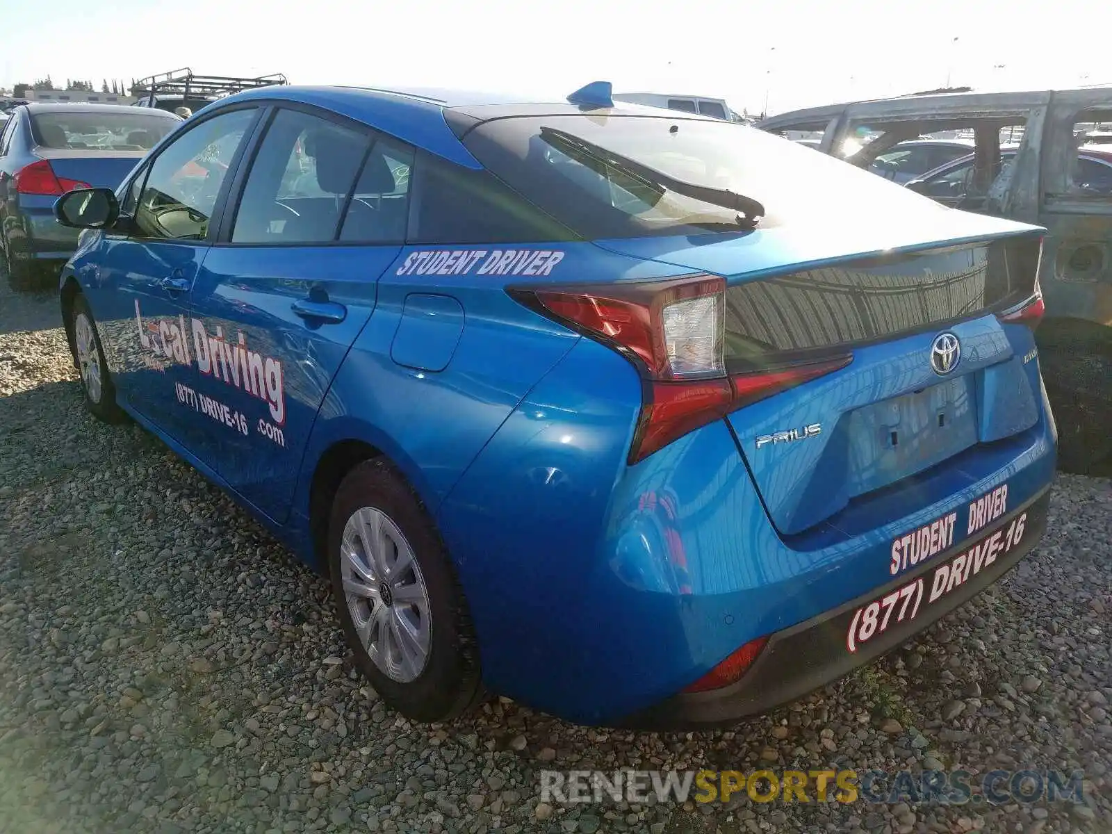 3 Photograph of a damaged car JTDKARFU9K3101138 TOYOTA PRIUS 2019