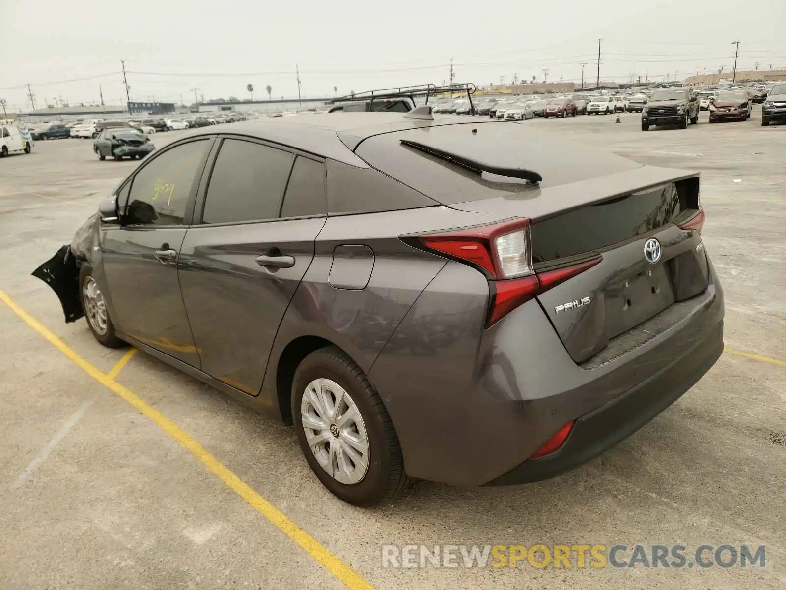 3 Photograph of a damaged car JTDKARFUXK3070188 TOYOTA PRIUS 2019