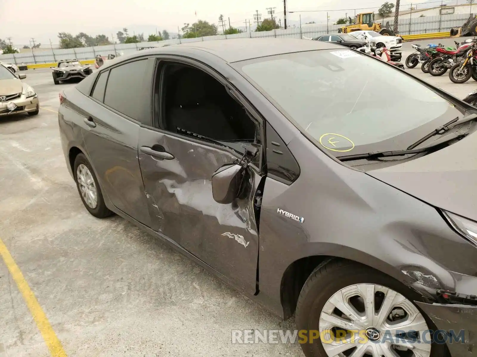 9 Photograph of a damaged car JTDKARFUXK3070188 TOYOTA PRIUS 2019