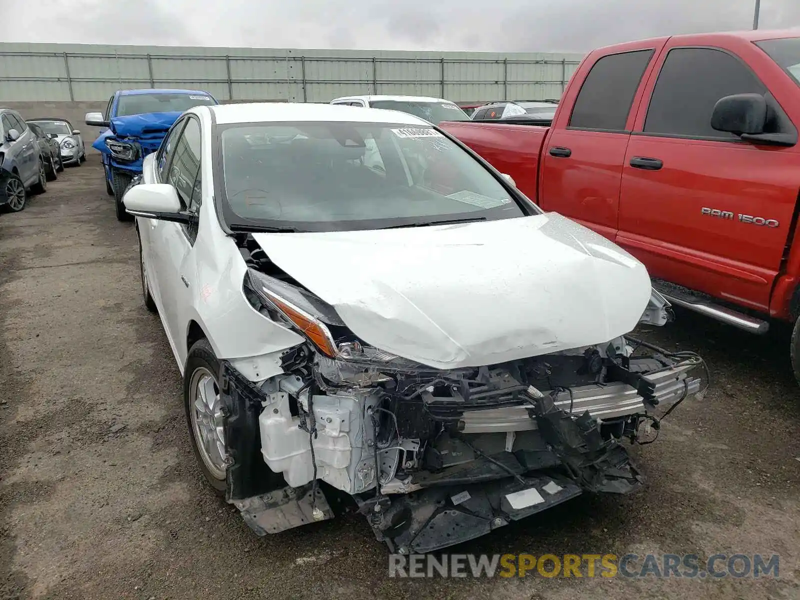 9 Photograph of a damaged car JTDKARFUXK3073074 TOYOTA PRIUS 2019