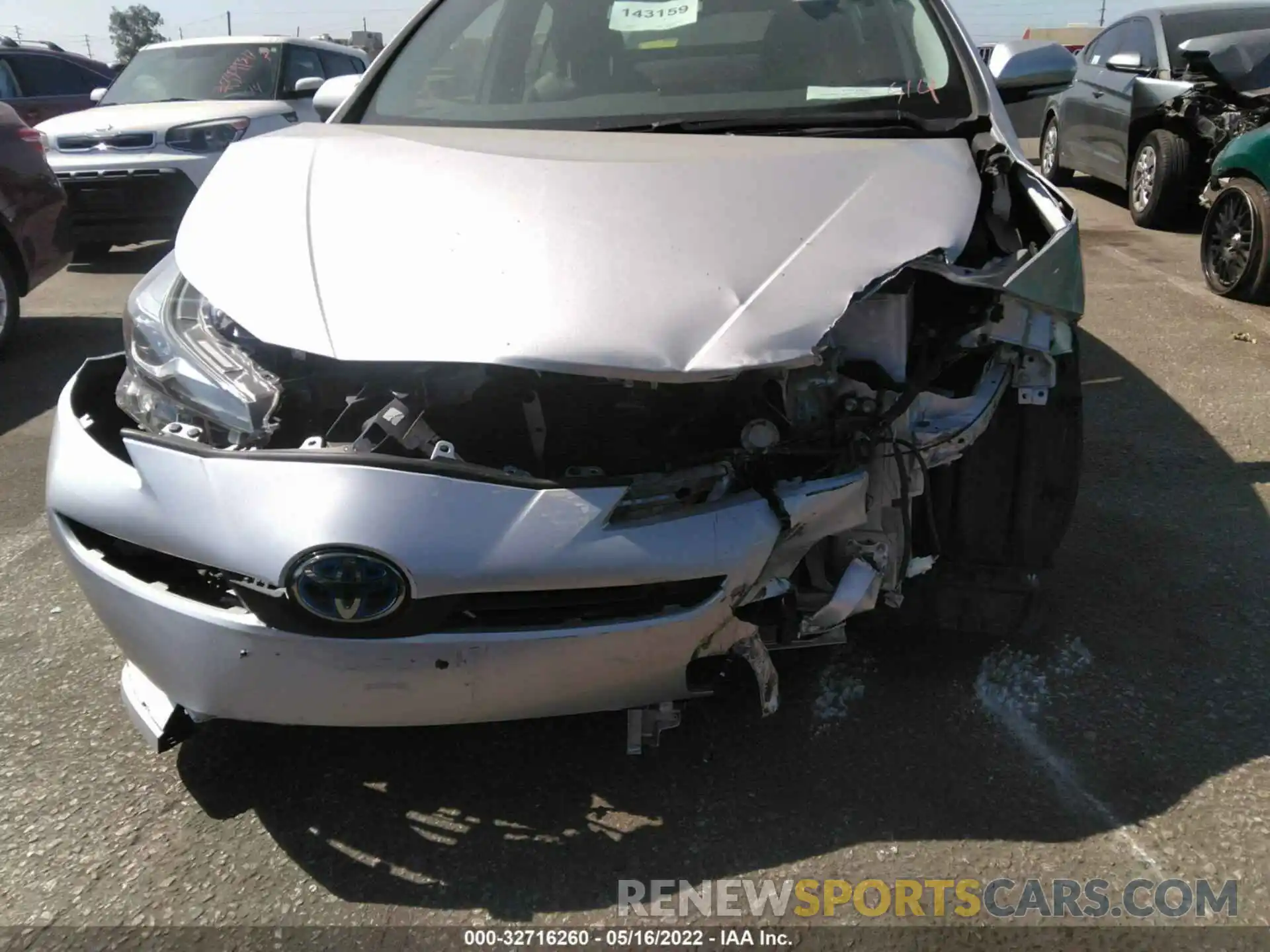 6 Photograph of a damaged car JTDKARFUXK3073477 TOYOTA PRIUS 2019