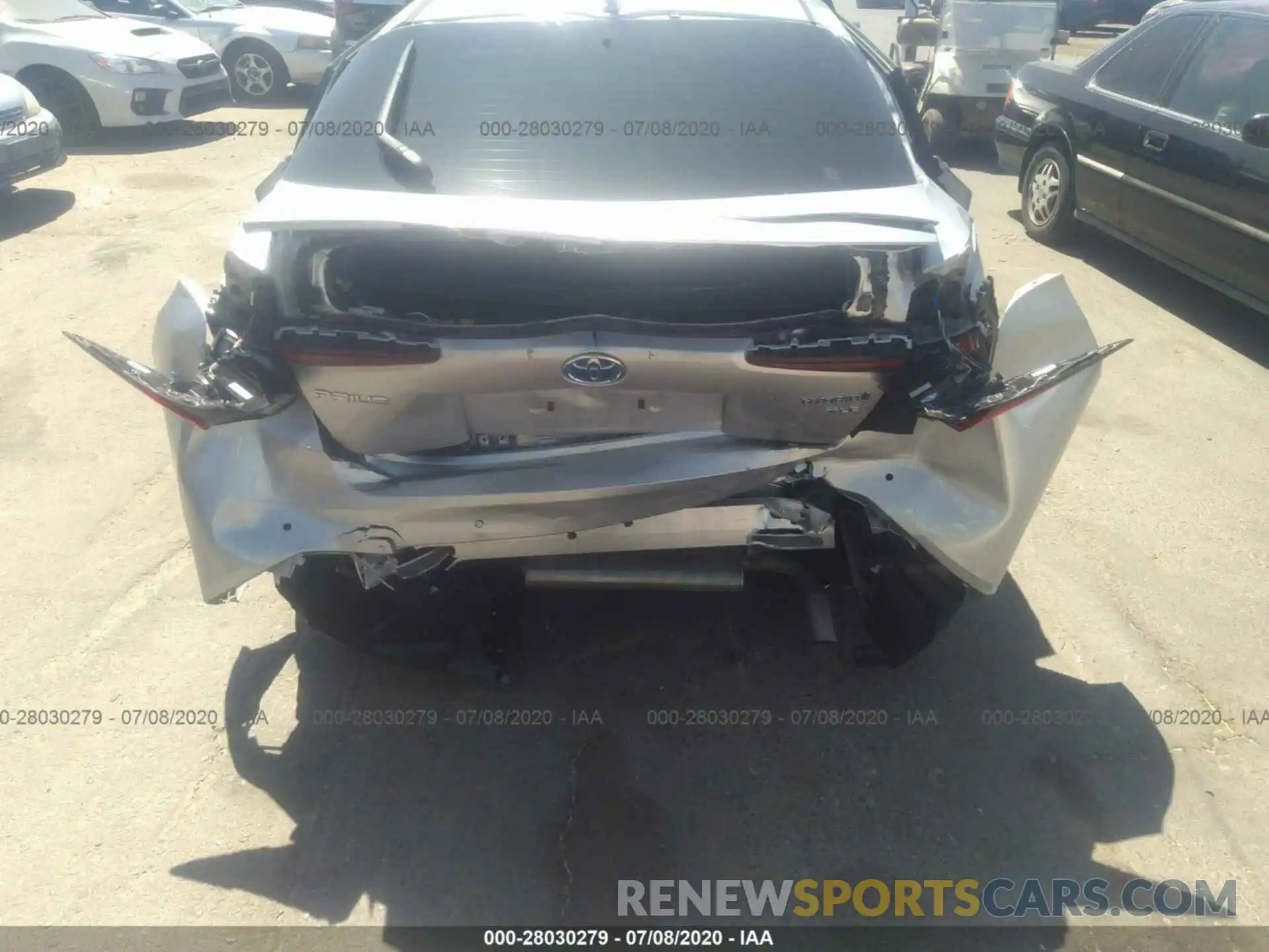 6 Photograph of a damaged car JTDKARFUXK3073785 TOYOTA PRIUS 2019