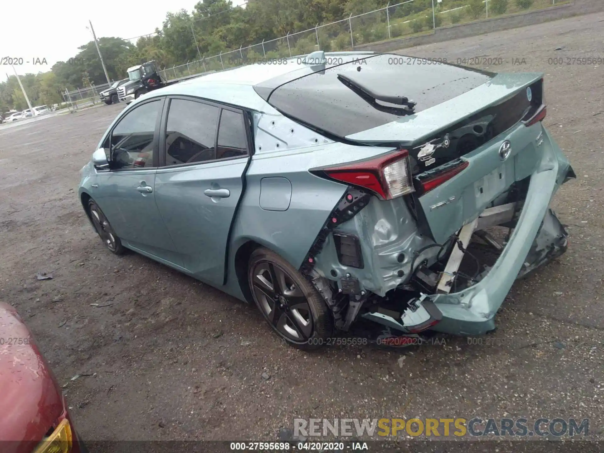 3 Photograph of a damaged car JTDKARFUXK3076735 TOYOTA PRIUS 2019