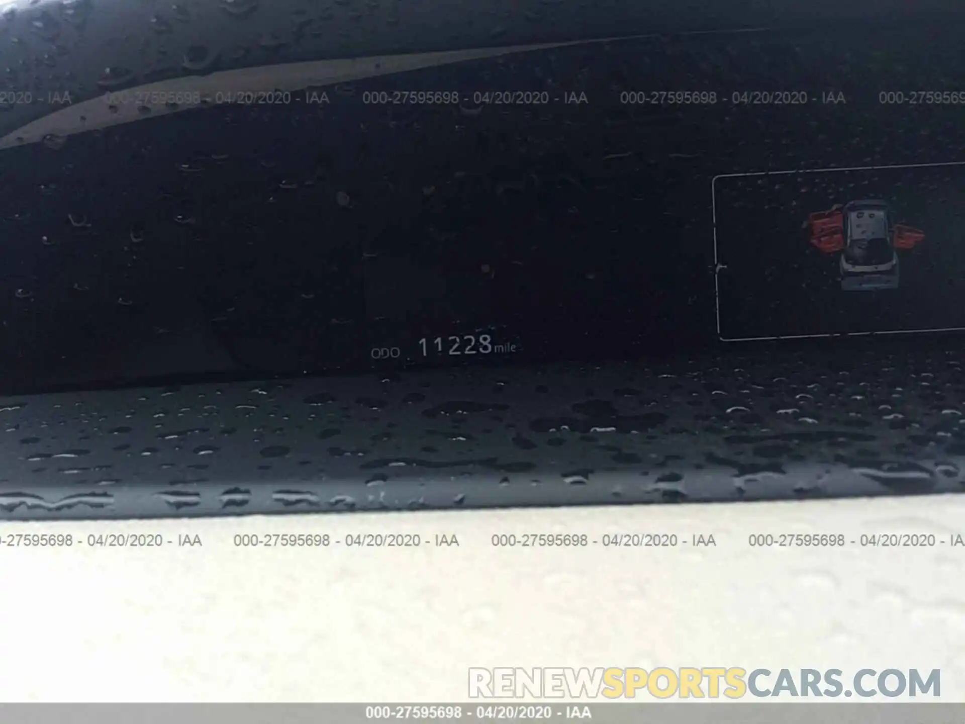 7 Photograph of a damaged car JTDKARFUXK3076735 TOYOTA PRIUS 2019