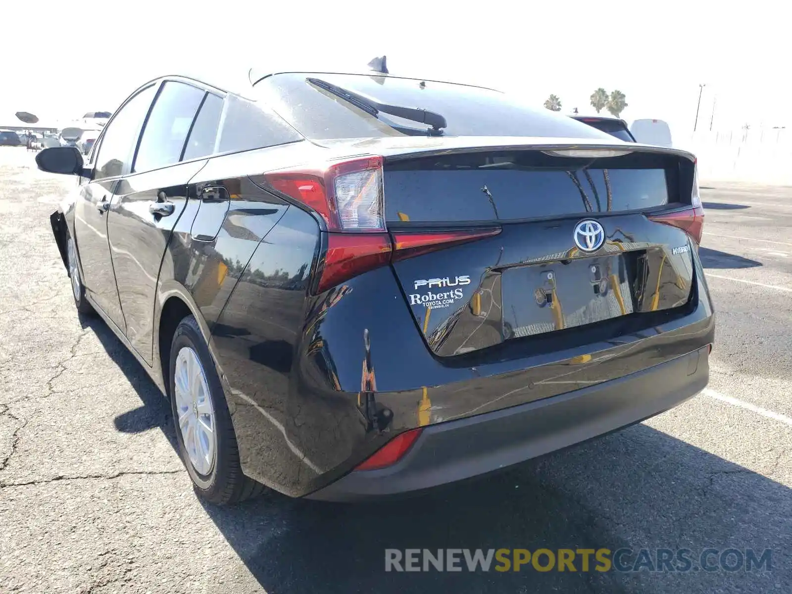 3 Photograph of a damaged car JTDKARFUXK3077061 TOYOTA PRIUS 2019