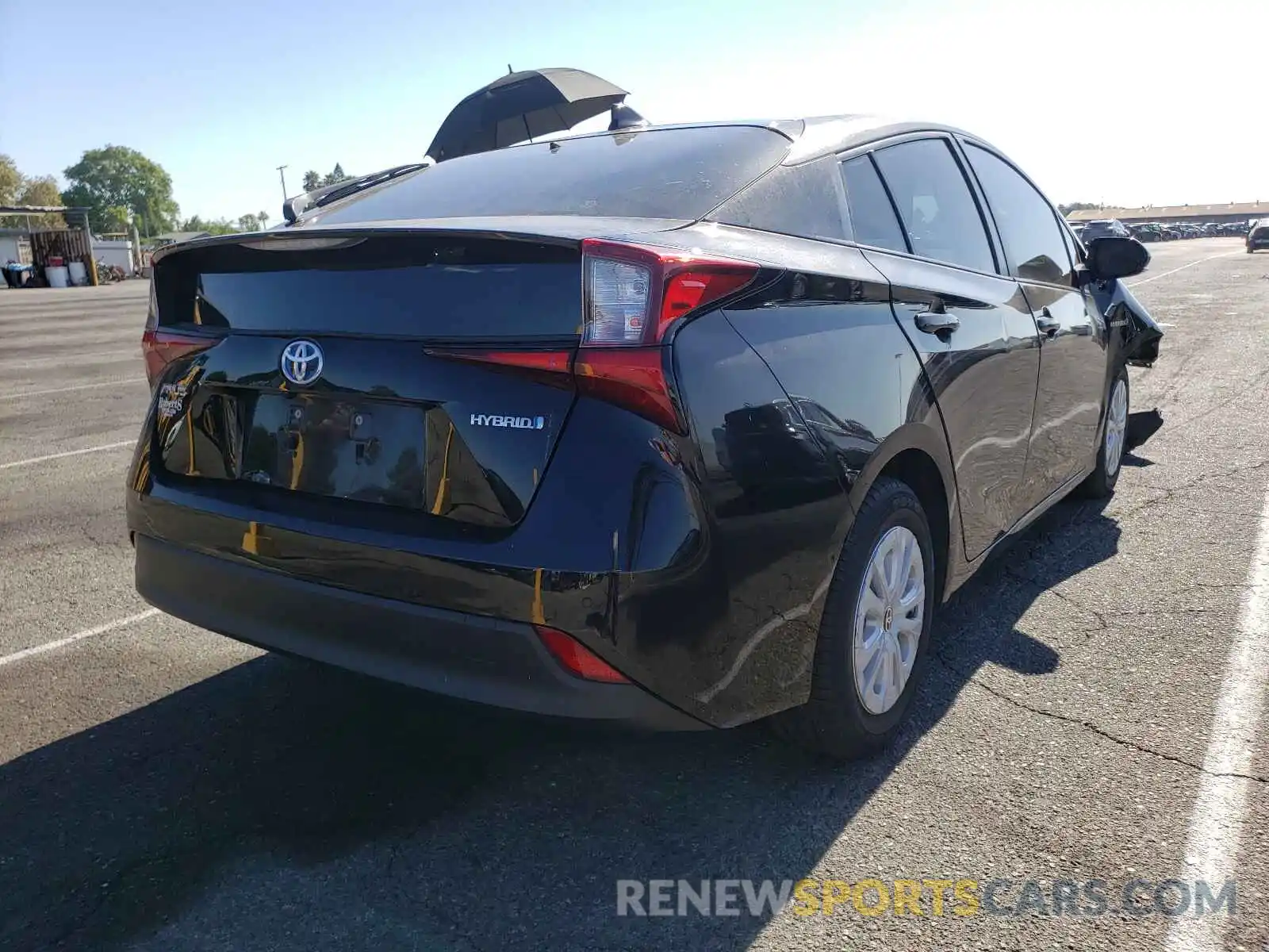 4 Photograph of a damaged car JTDKARFUXK3077061 TOYOTA PRIUS 2019