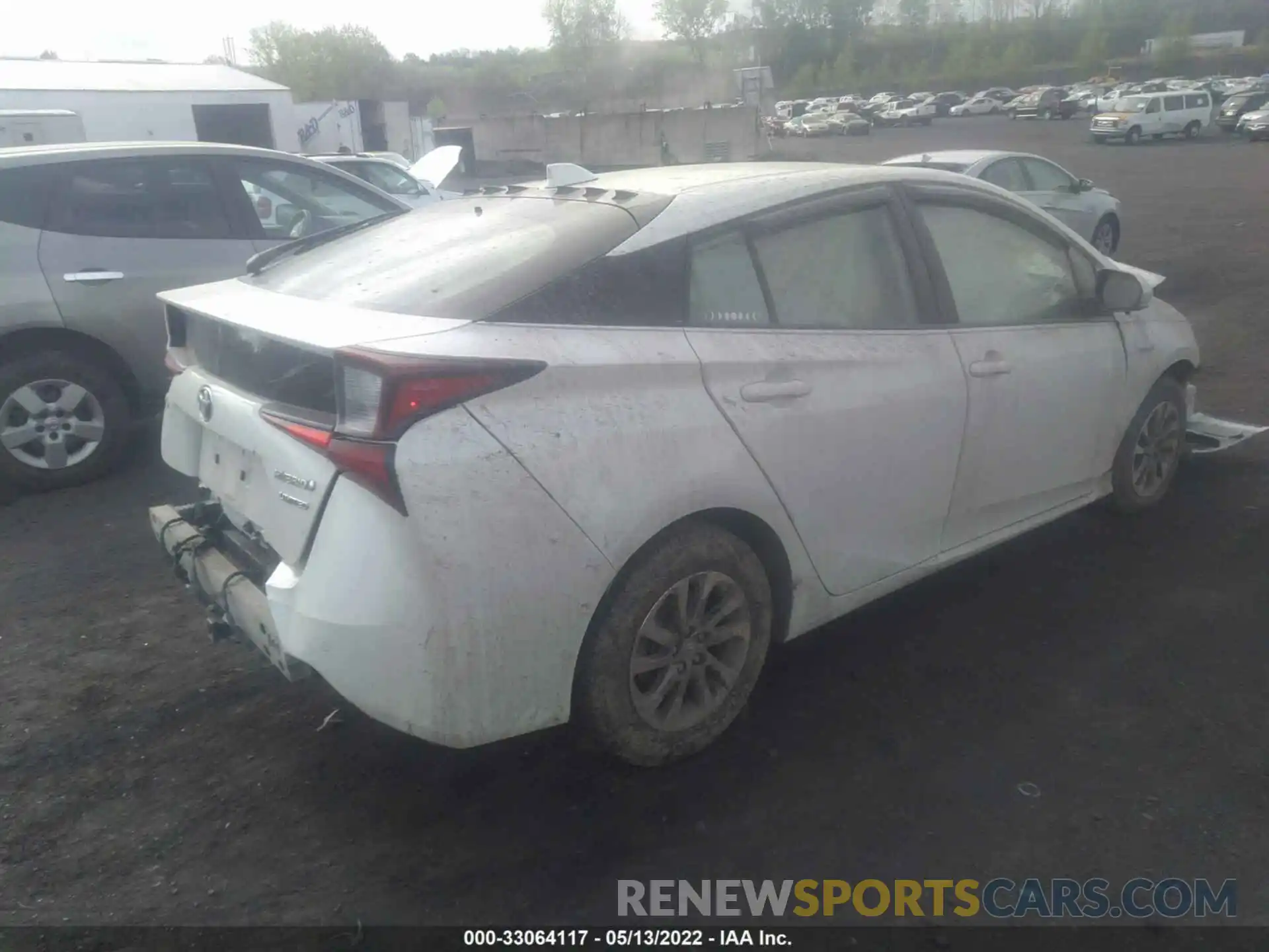 4 Photograph of a damaged car JTDKARFUXK3079523 TOYOTA PRIUS 2019