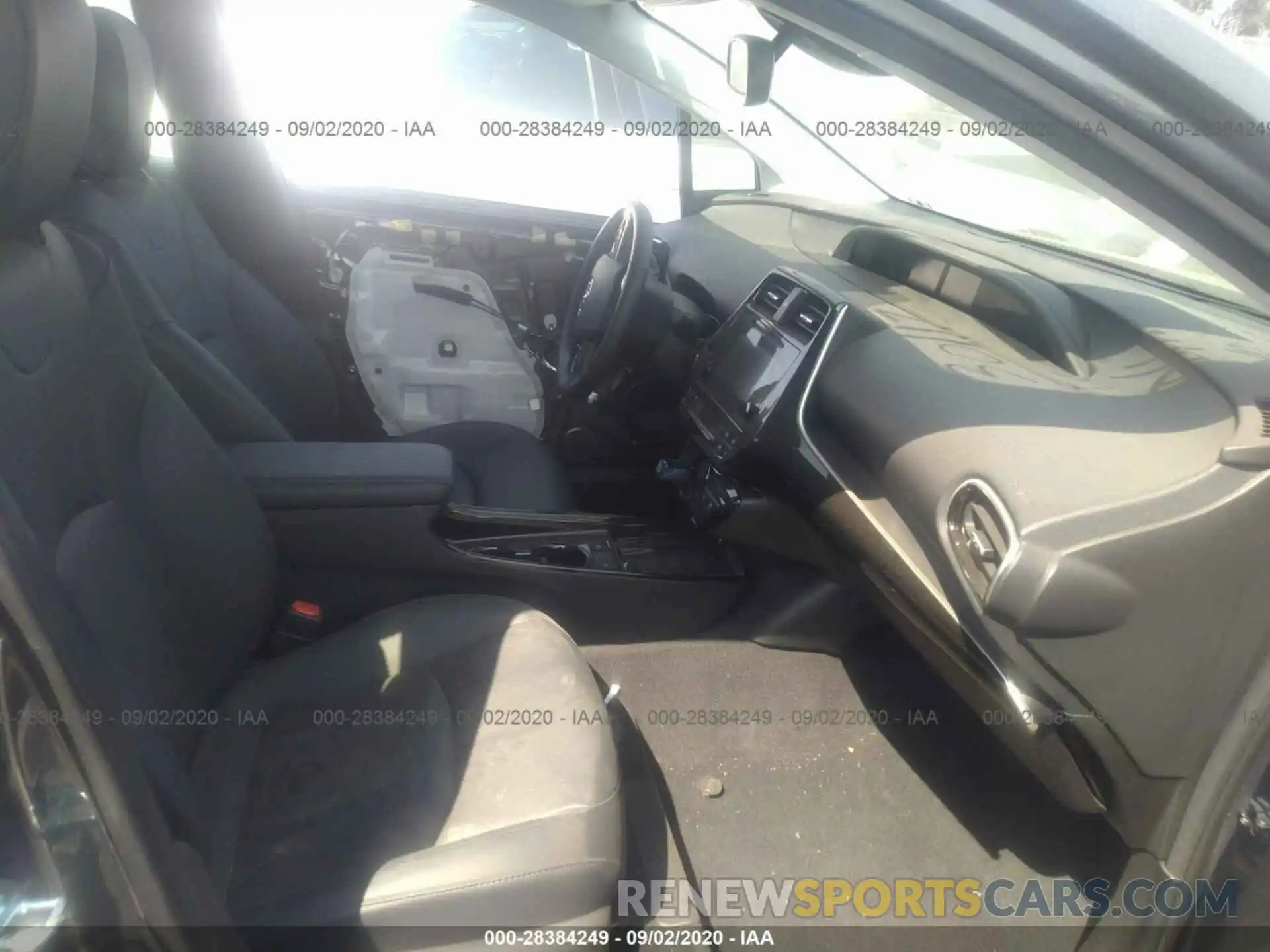 5 Photograph of a damaged car JTDKARFUXK3079649 TOYOTA PRIUS 2019