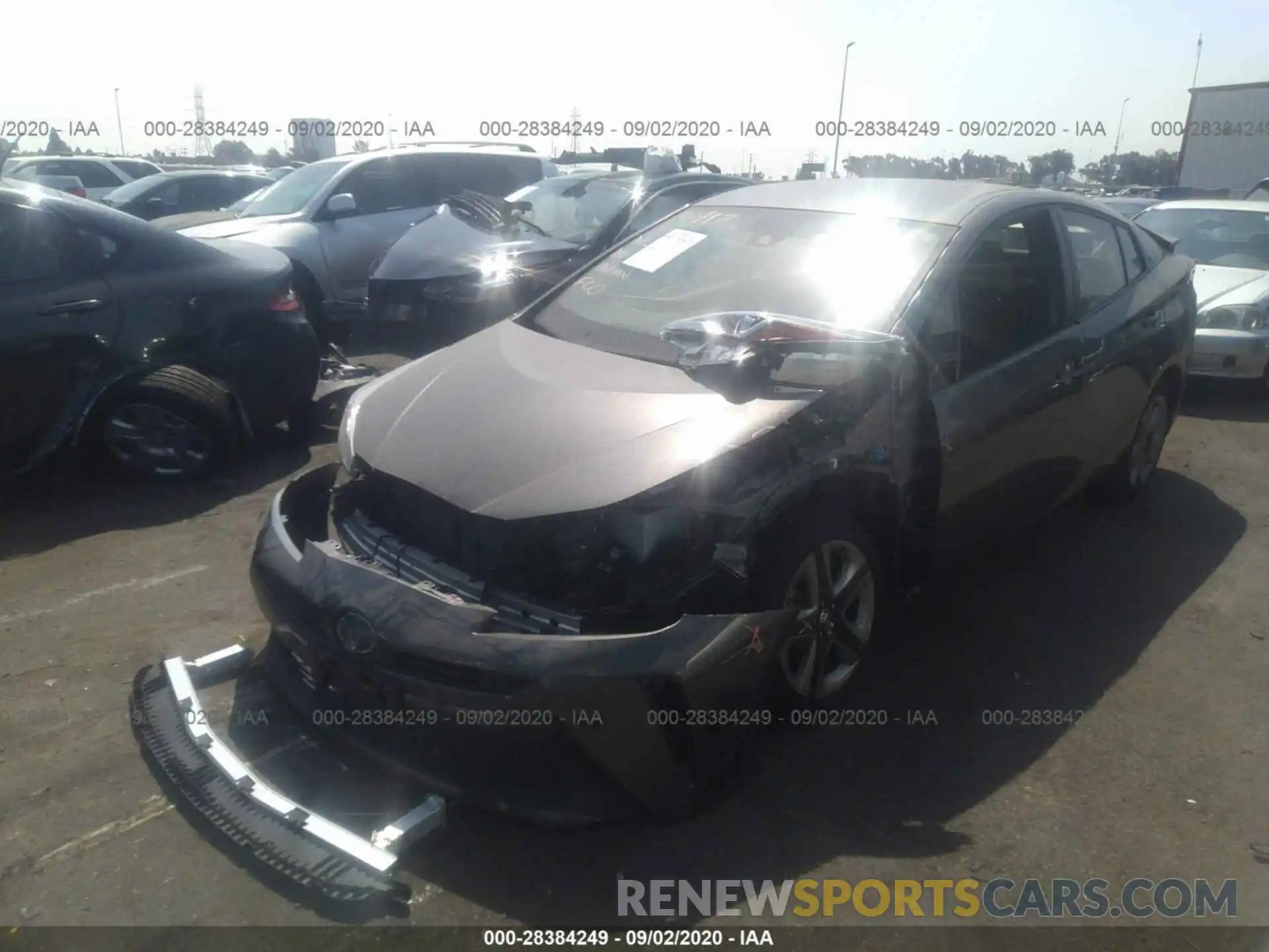 6 Photograph of a damaged car JTDKARFUXK3079649 TOYOTA PRIUS 2019