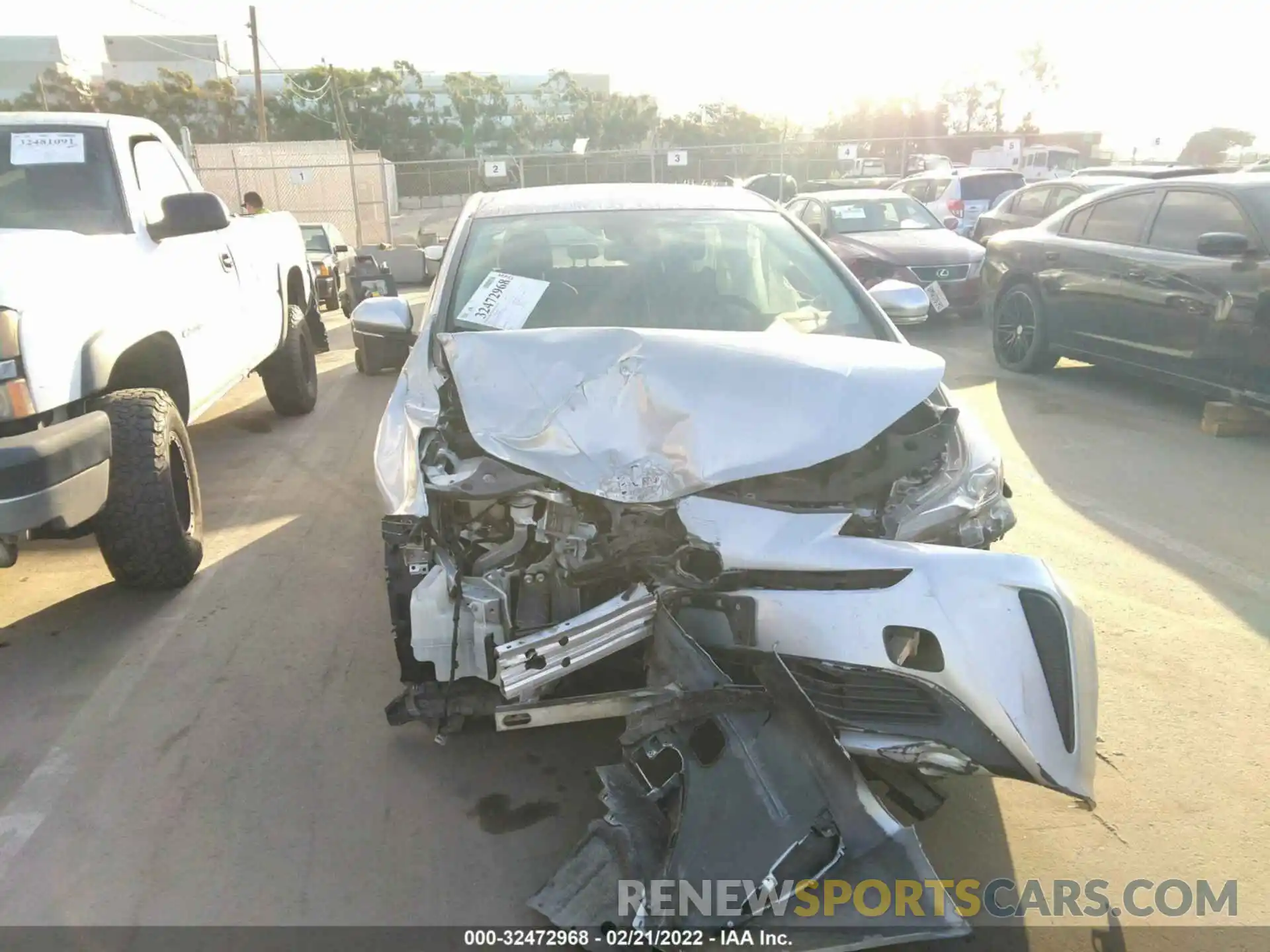 6 Photograph of a damaged car JTDKARFUXK3080610 TOYOTA PRIUS 2019