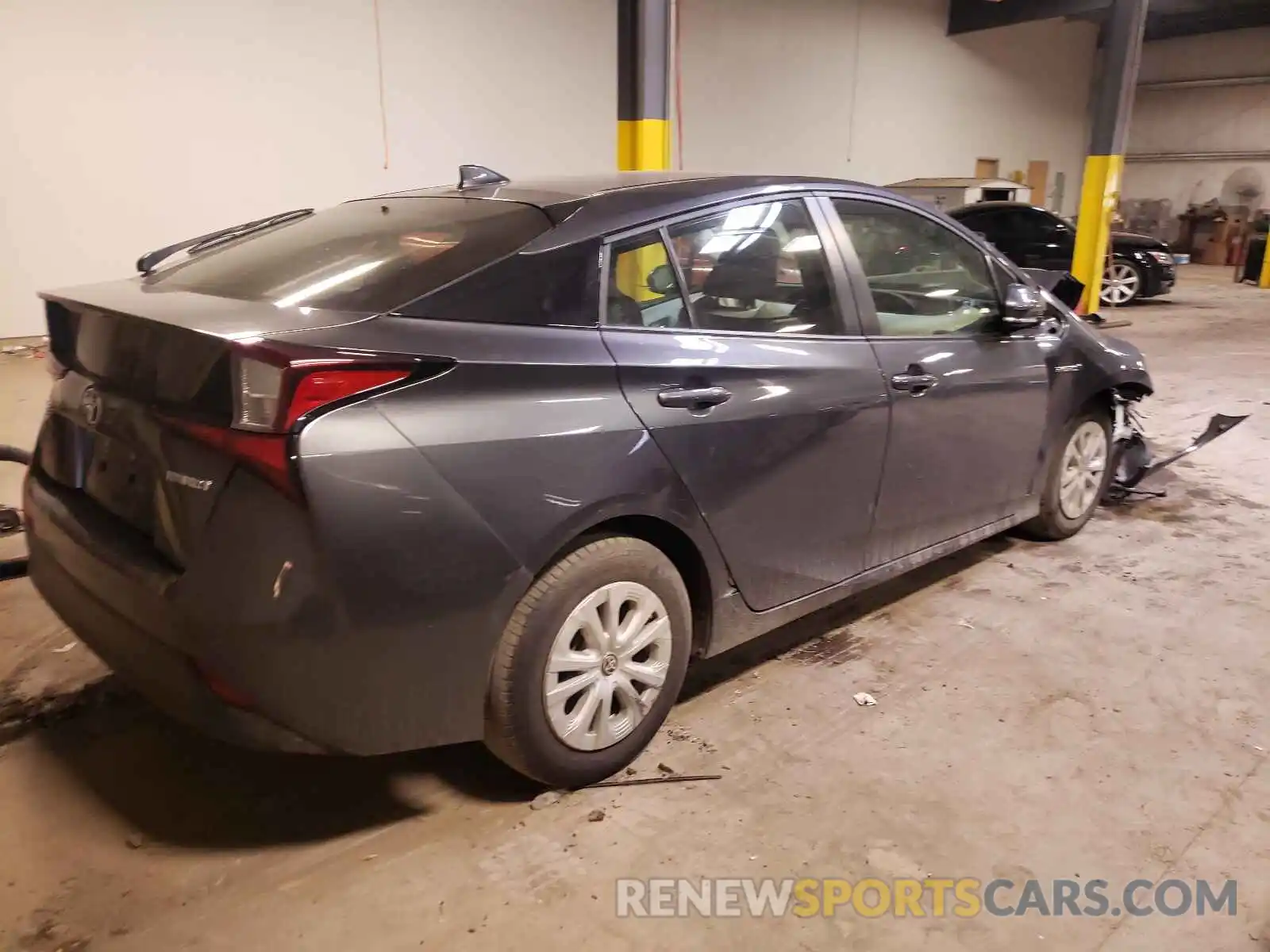 4 Photograph of a damaged car JTDKARFUXK3080624 TOYOTA PRIUS 2019